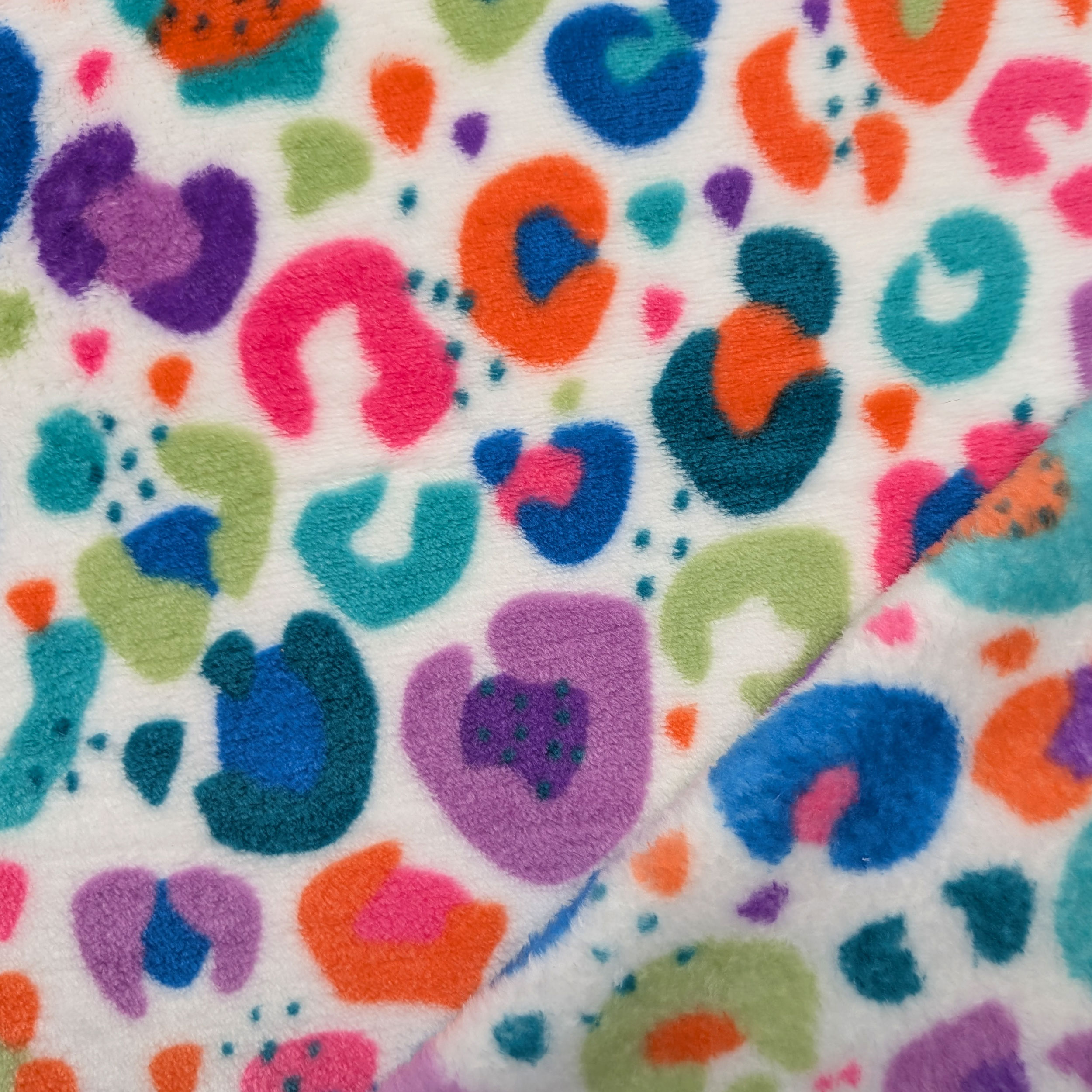 Pile Mano Cachemire Leopardato Fluo Image