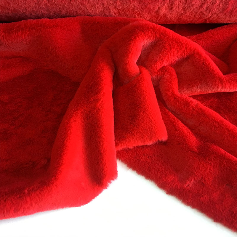 Tessuto Pelliccia da Abbigliamento Special  Rosso  3