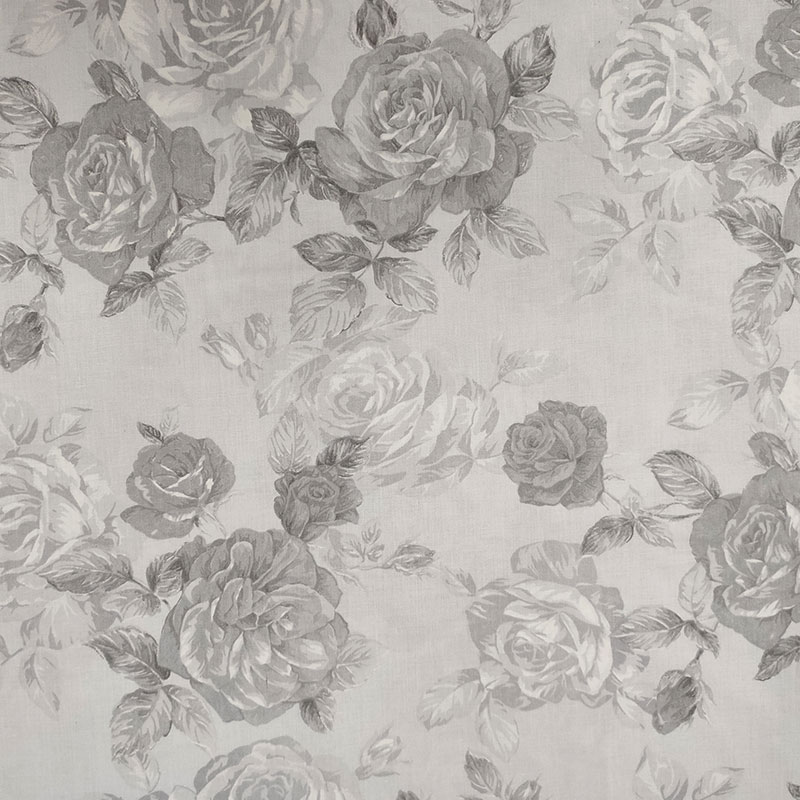 Tessuto cotone rose grigie