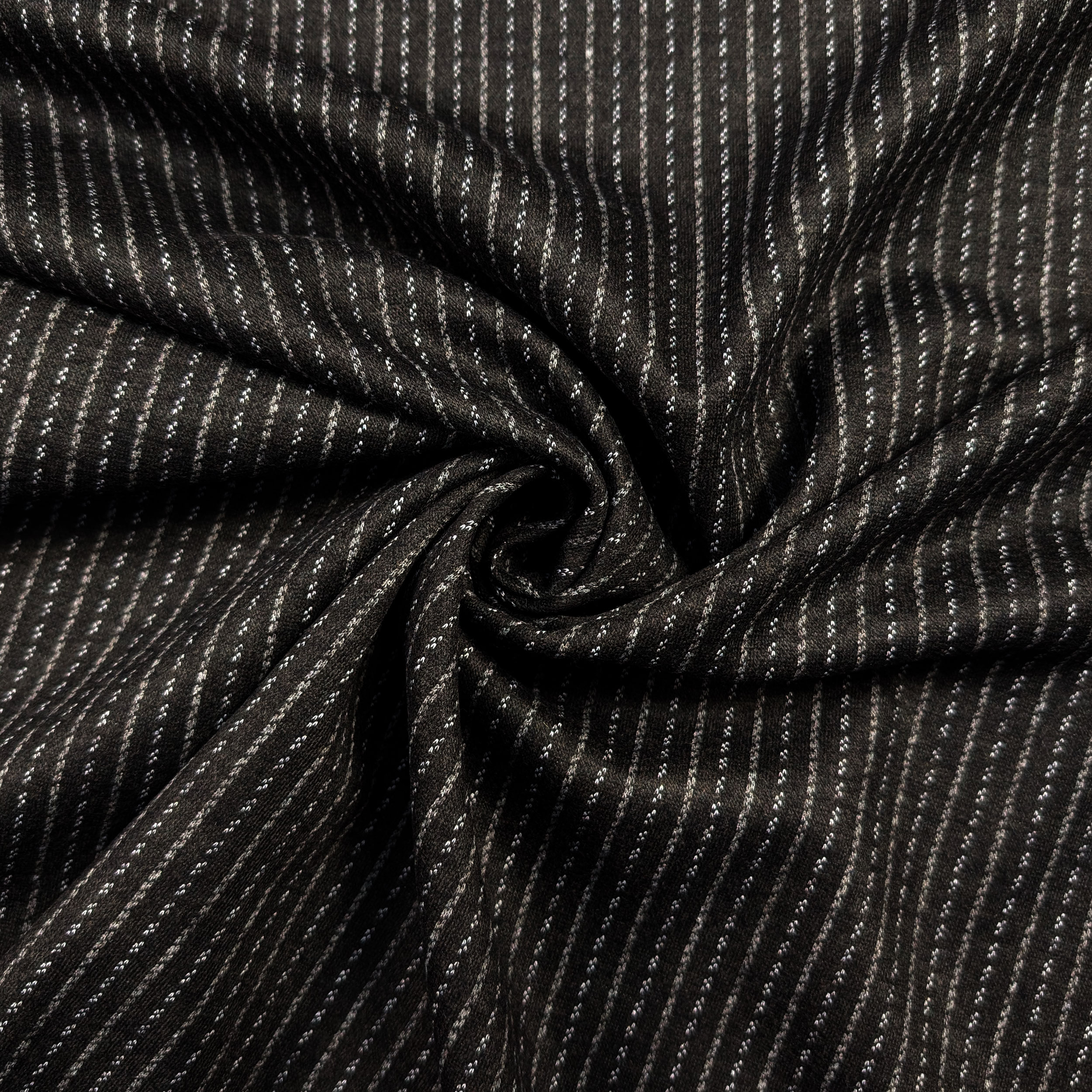 Punto Milano Jacquard Gessato Caldo Cotone Image
