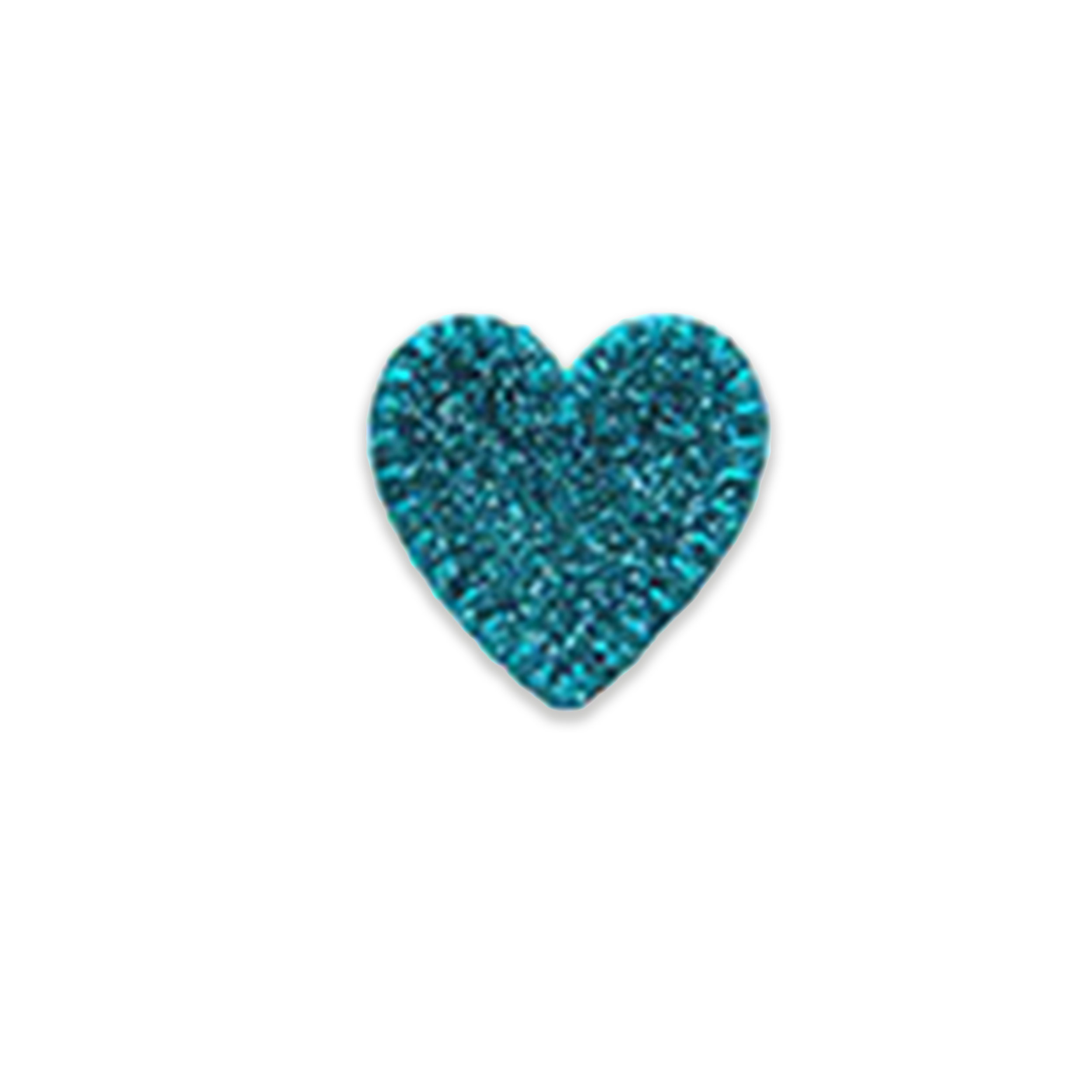Applicazione Termoadesiva Cuoricino Glitter Image