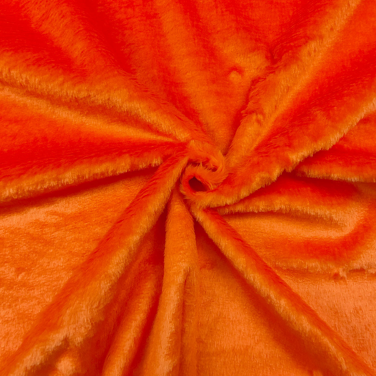 pelliccia sintetica al metro arancio