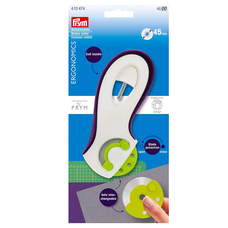 Taglierina Ergonomica Prym Rotante 45mm