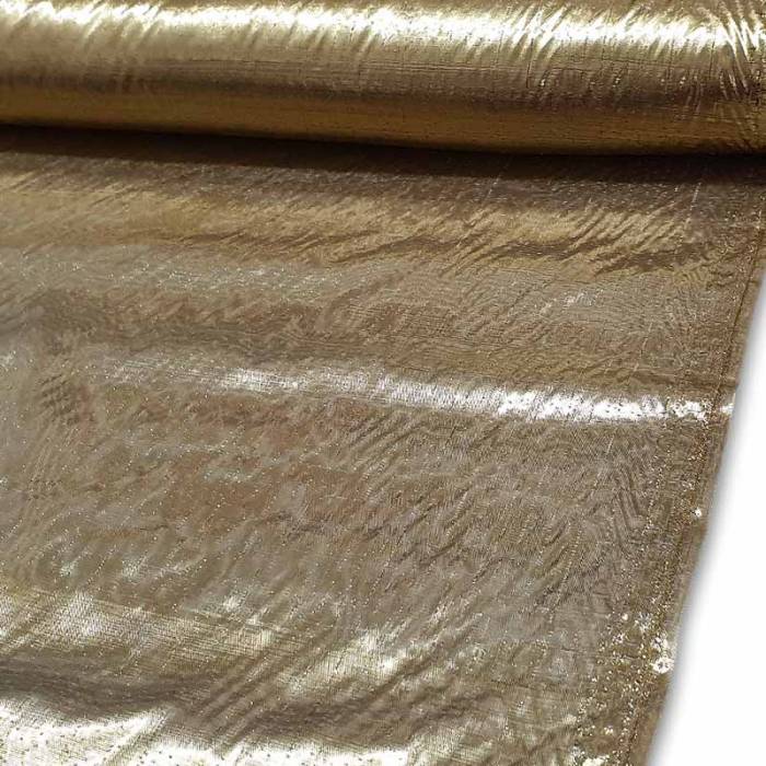 Tessuto Carta Cioccolatino Oro