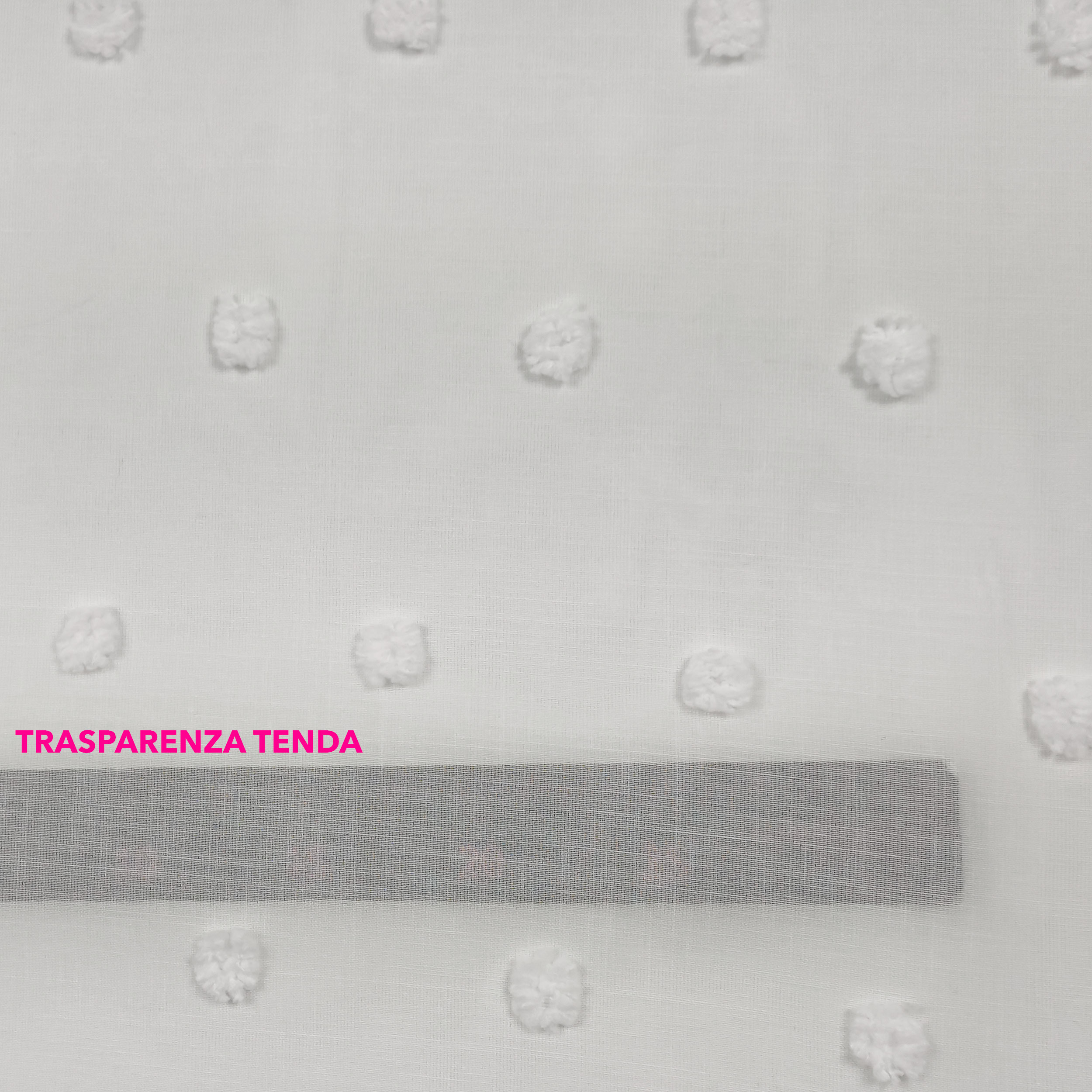Tessuto Tenda Fiocchi Plumetis Image