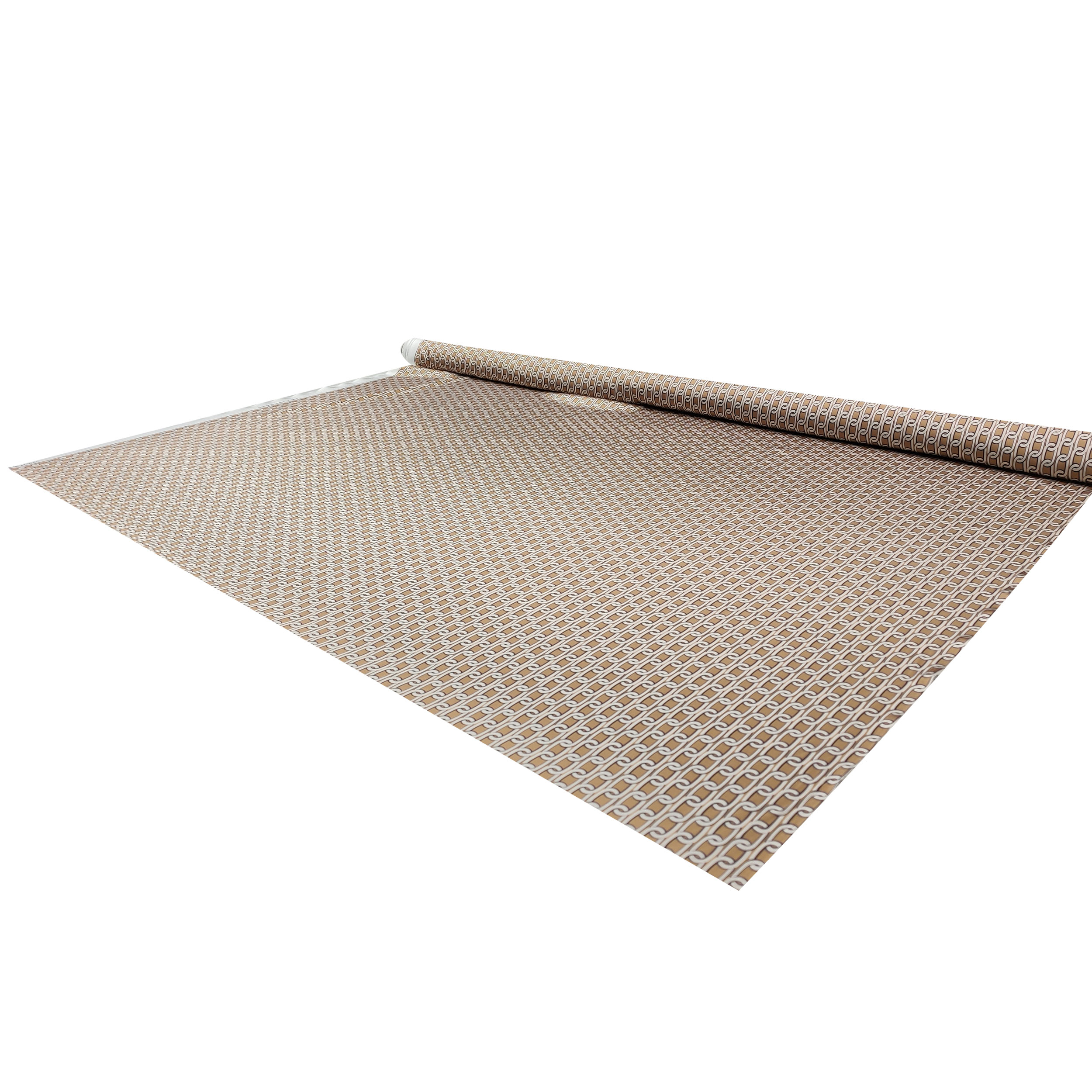 Raso Setato Alta Moda Catene Piccole Sfondo Beige