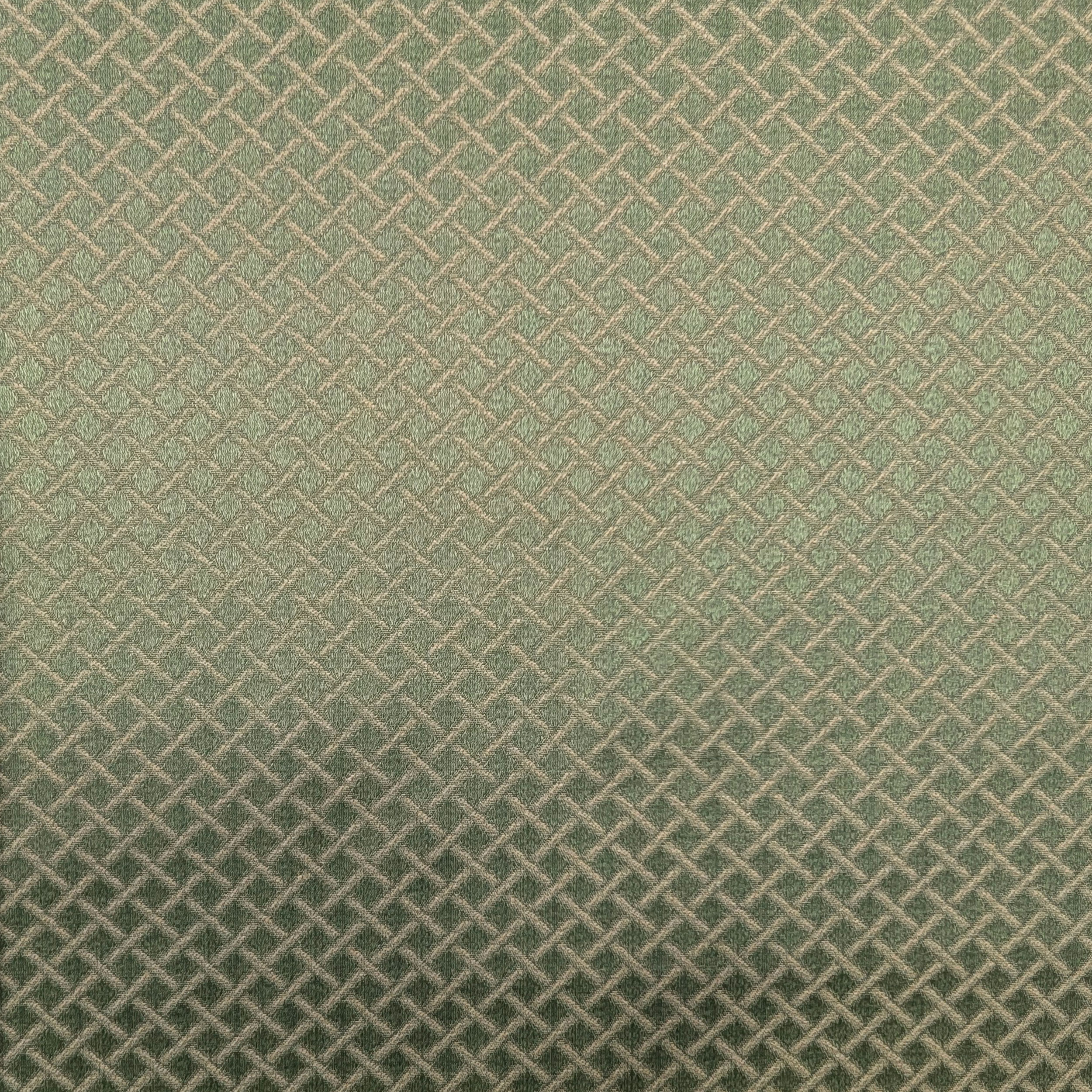 Jacquard Verde Rombi Intrecciati Image