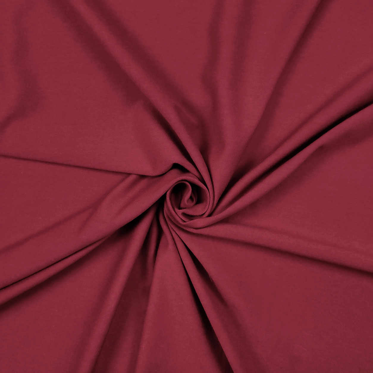 Tessuto rosso scuro jersey cotone