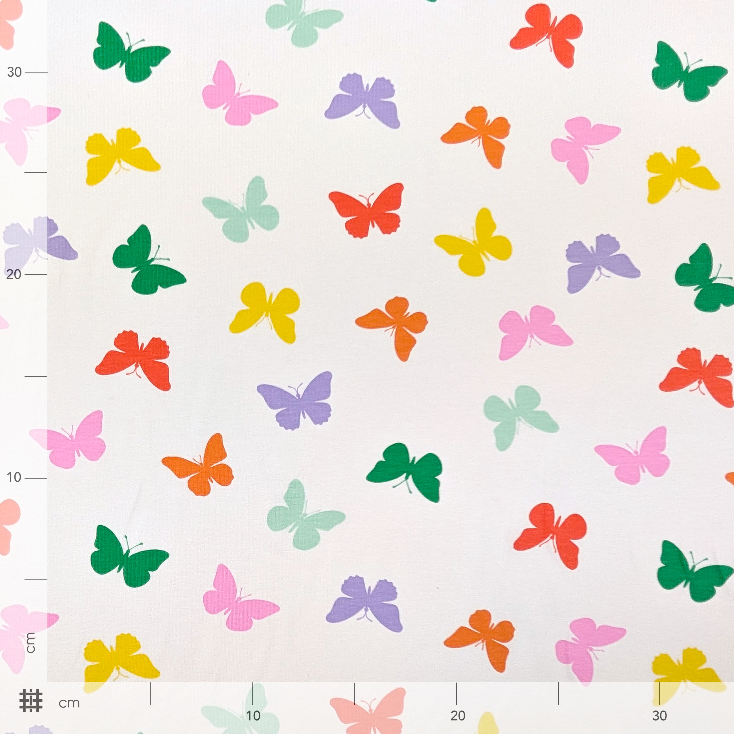 Maglina Cotone Farfalle Colorate Image