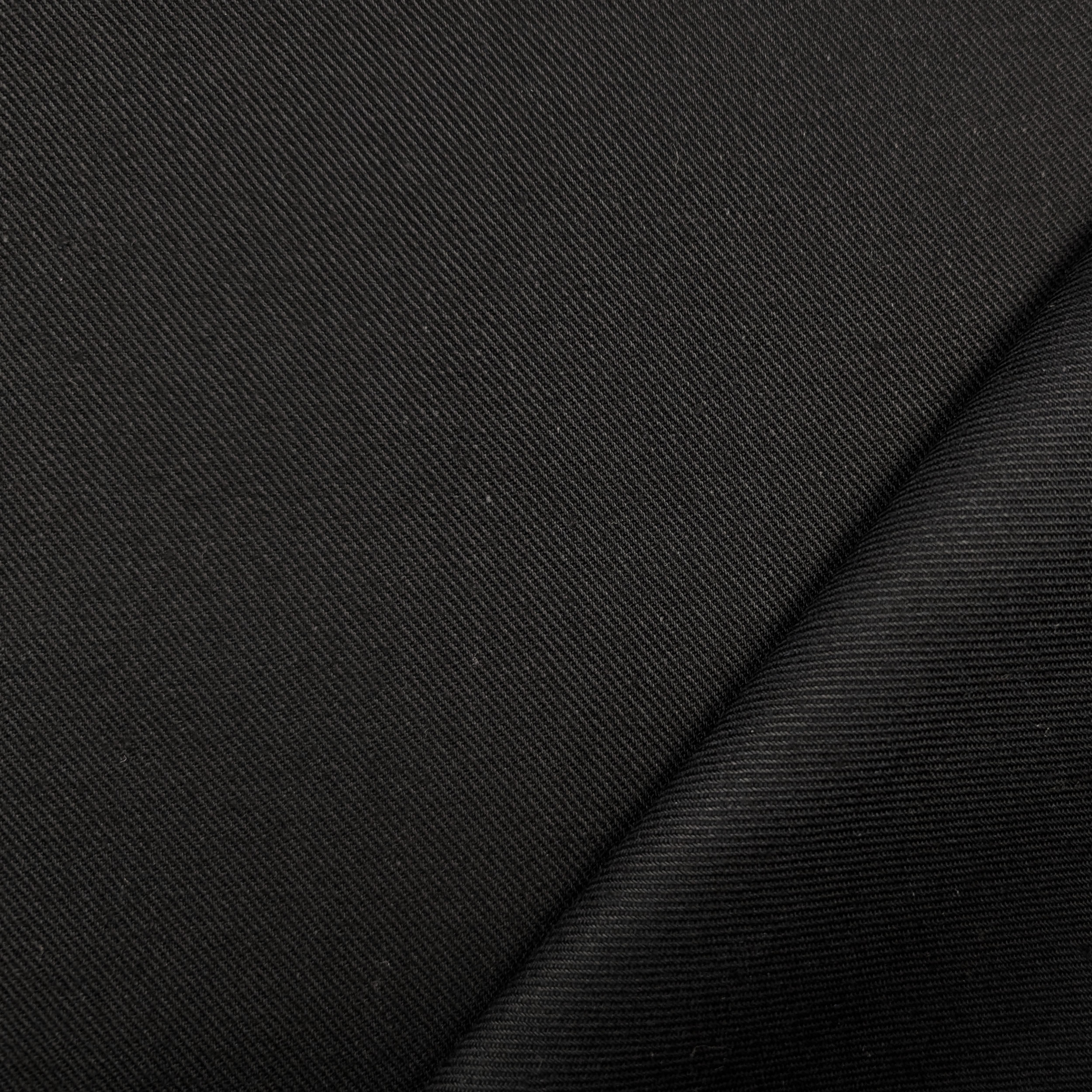 Ritaglio Jeans Cotone Tinto Nero 100x160 cm Image