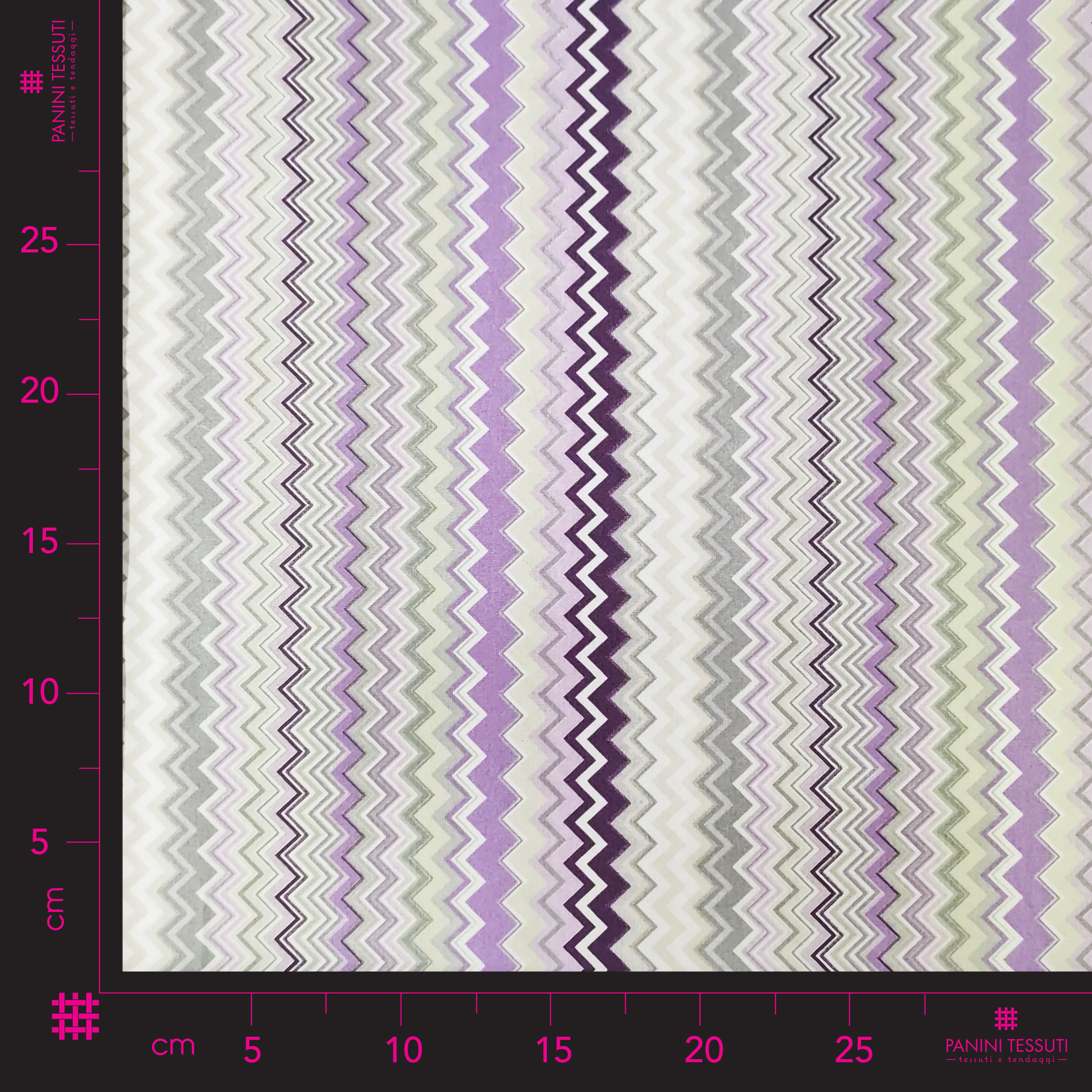 Cotone zig zag viola