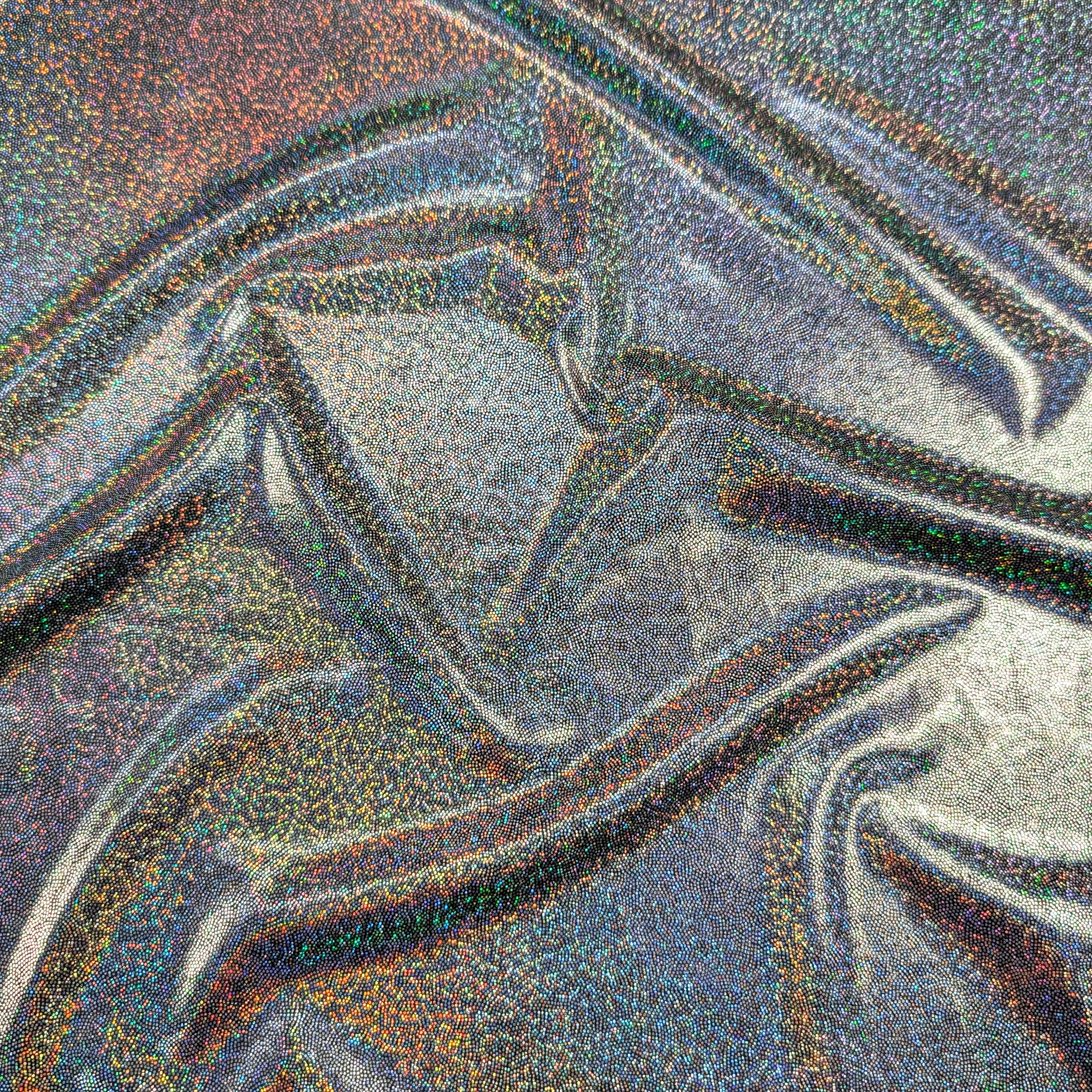 Lycra Lurex Glitterata Nera Image