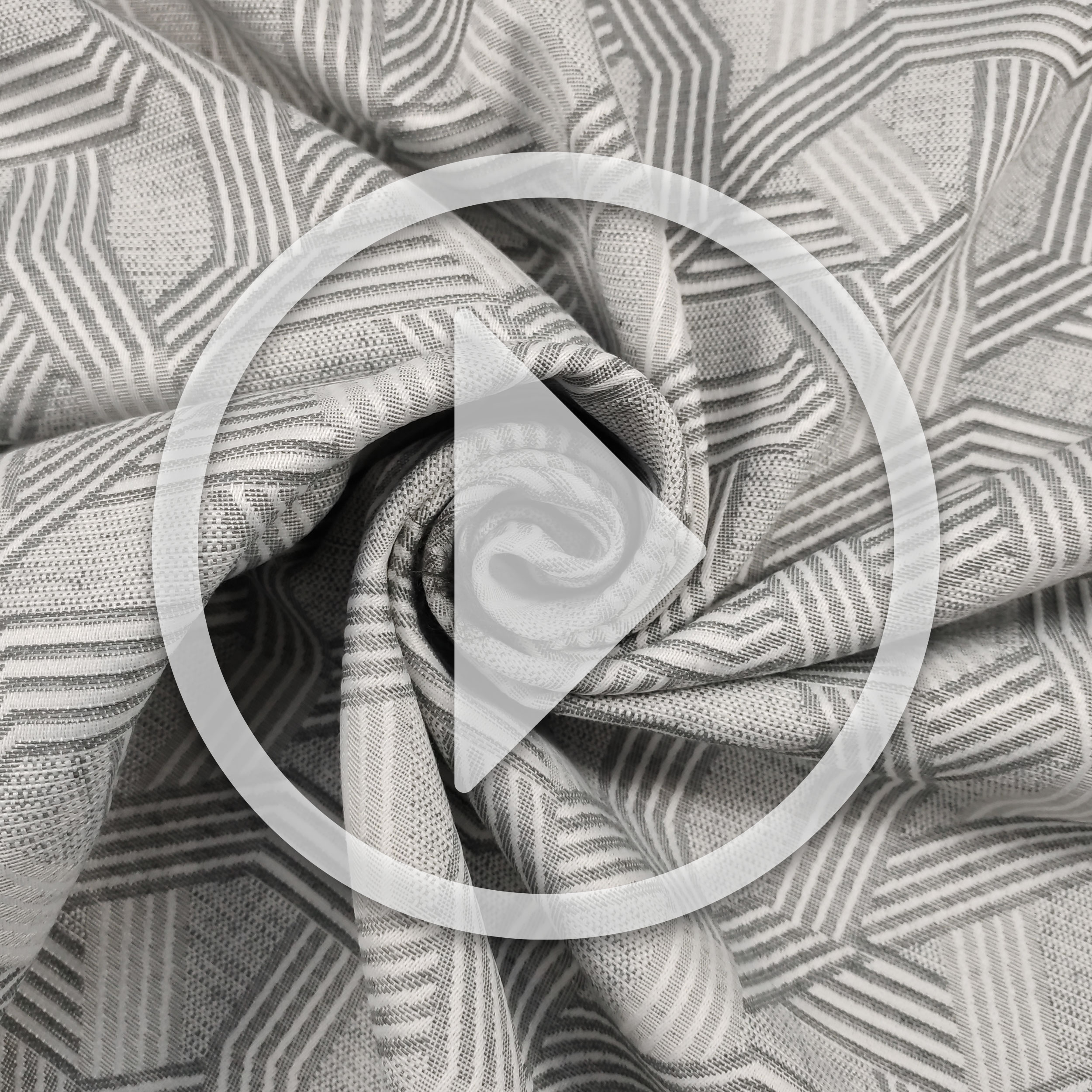 Tessuto Jacquard Geometria Toni Grigio Image
