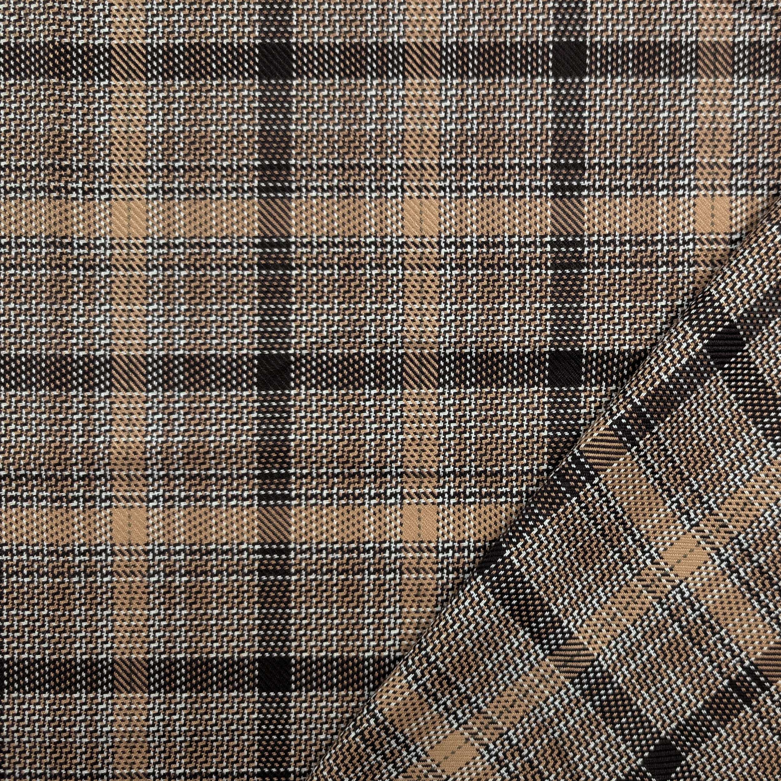 Tartan Jacquard Marrone Image