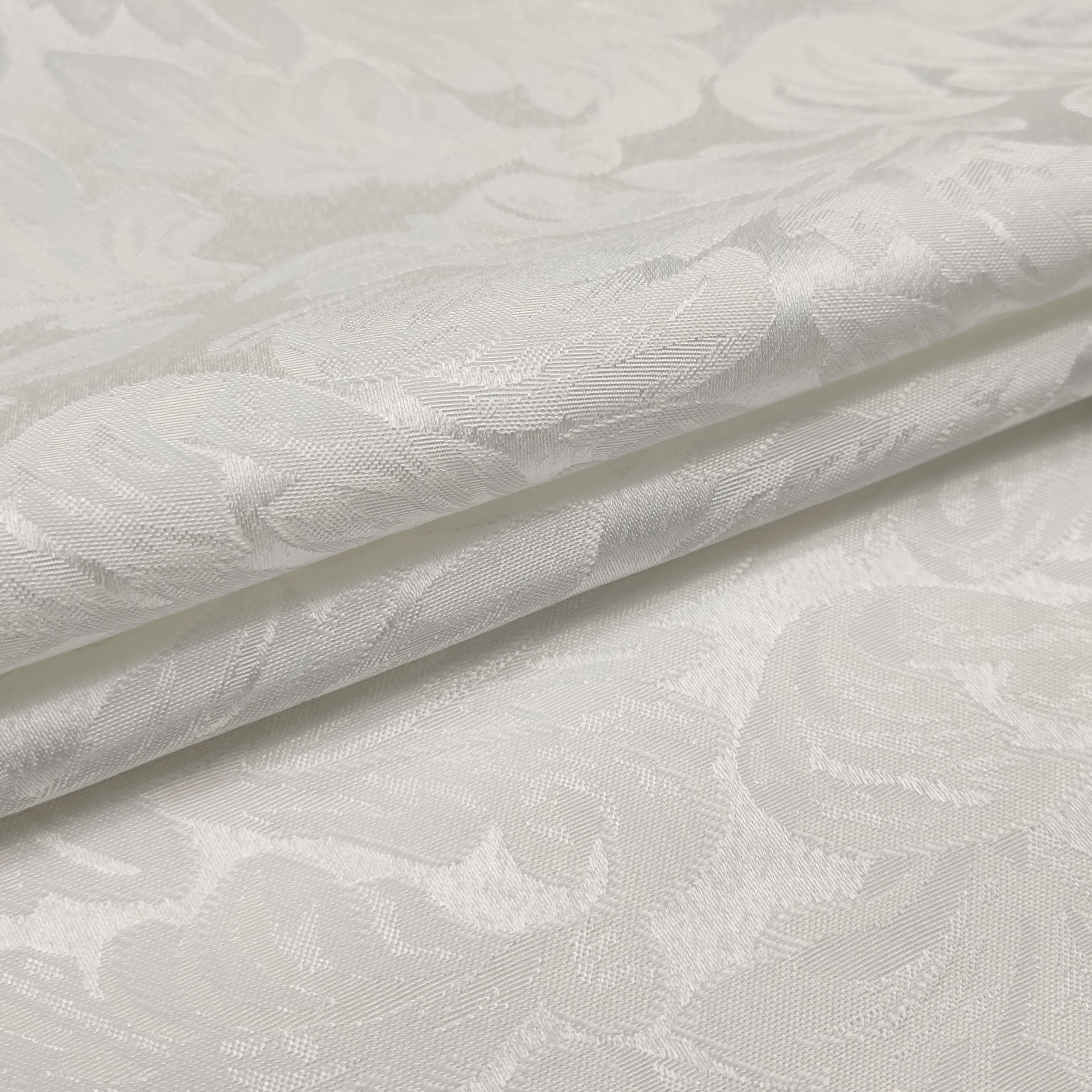 Tessuto Arredo Damascato Bianco Panini - Main Image