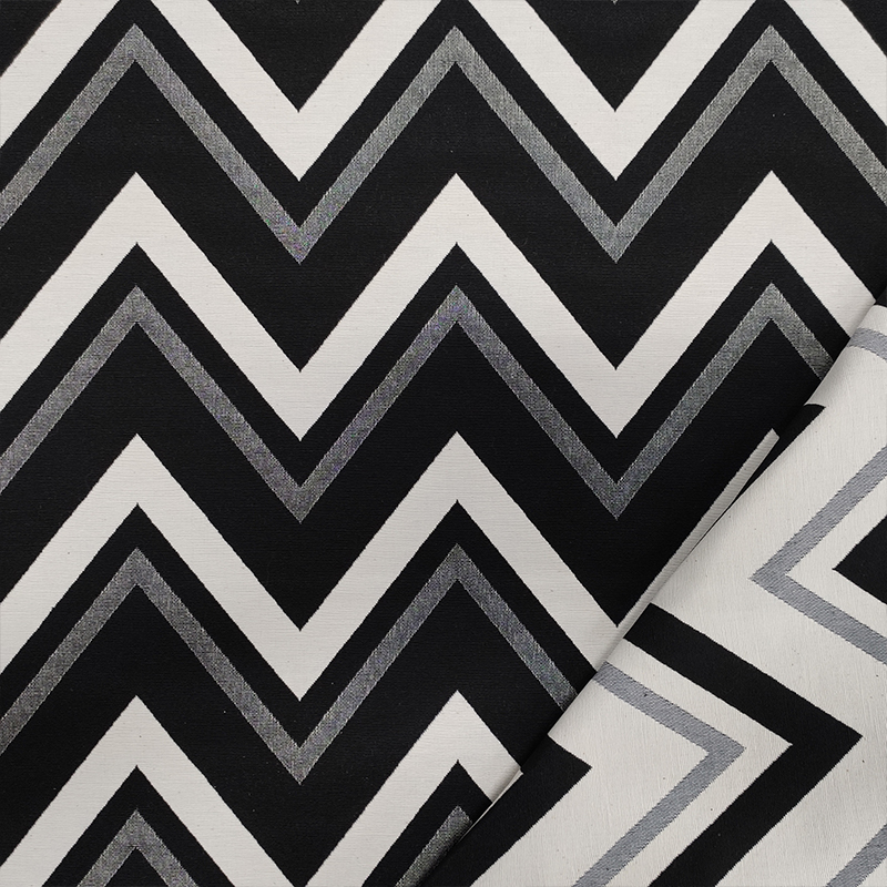 Tessuto arredo cotone zig zag