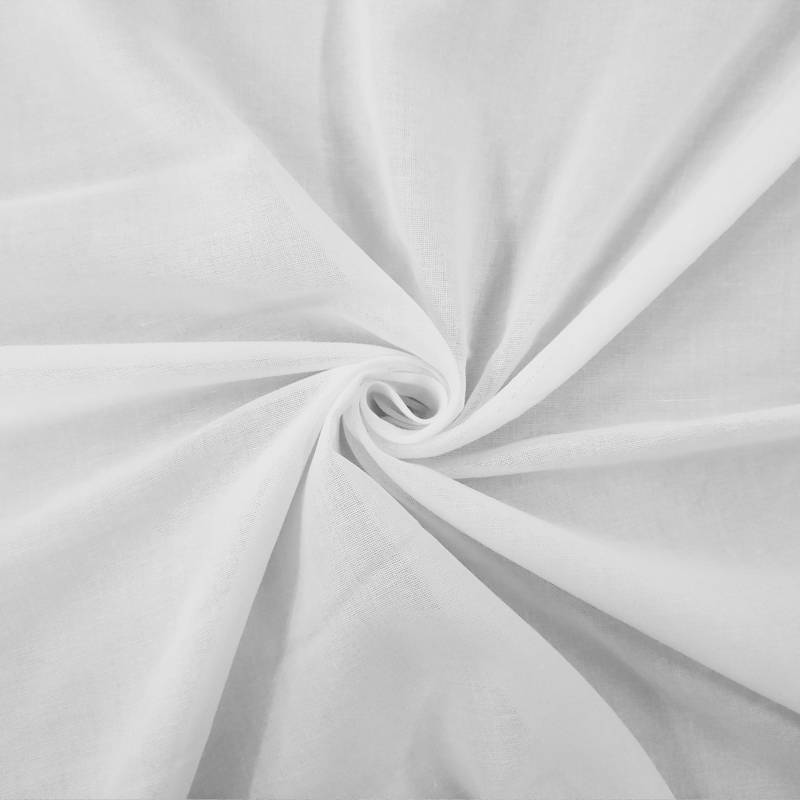 Scampolo Tenda Effetto Naturale Bianco 90x330 cm Image