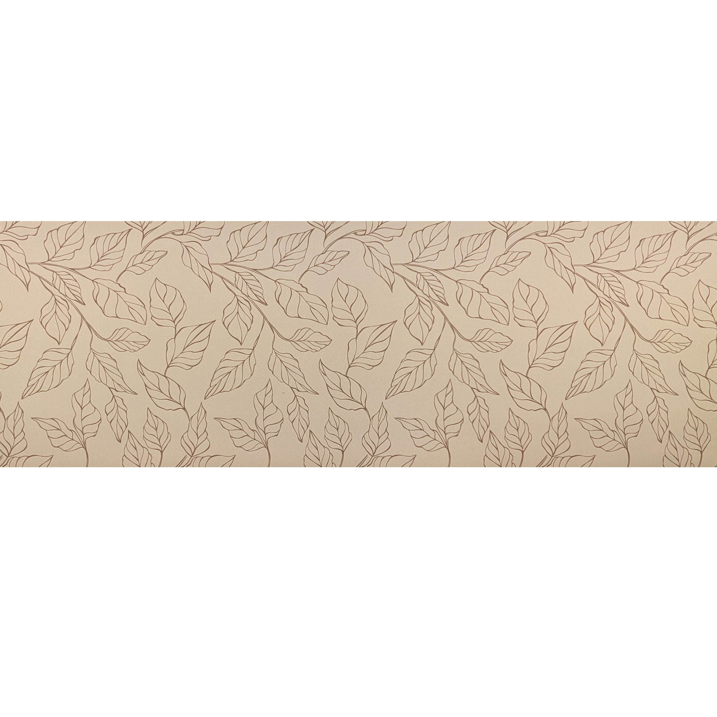 Passatoia da Cucina Foglie Sfondo Beige Image