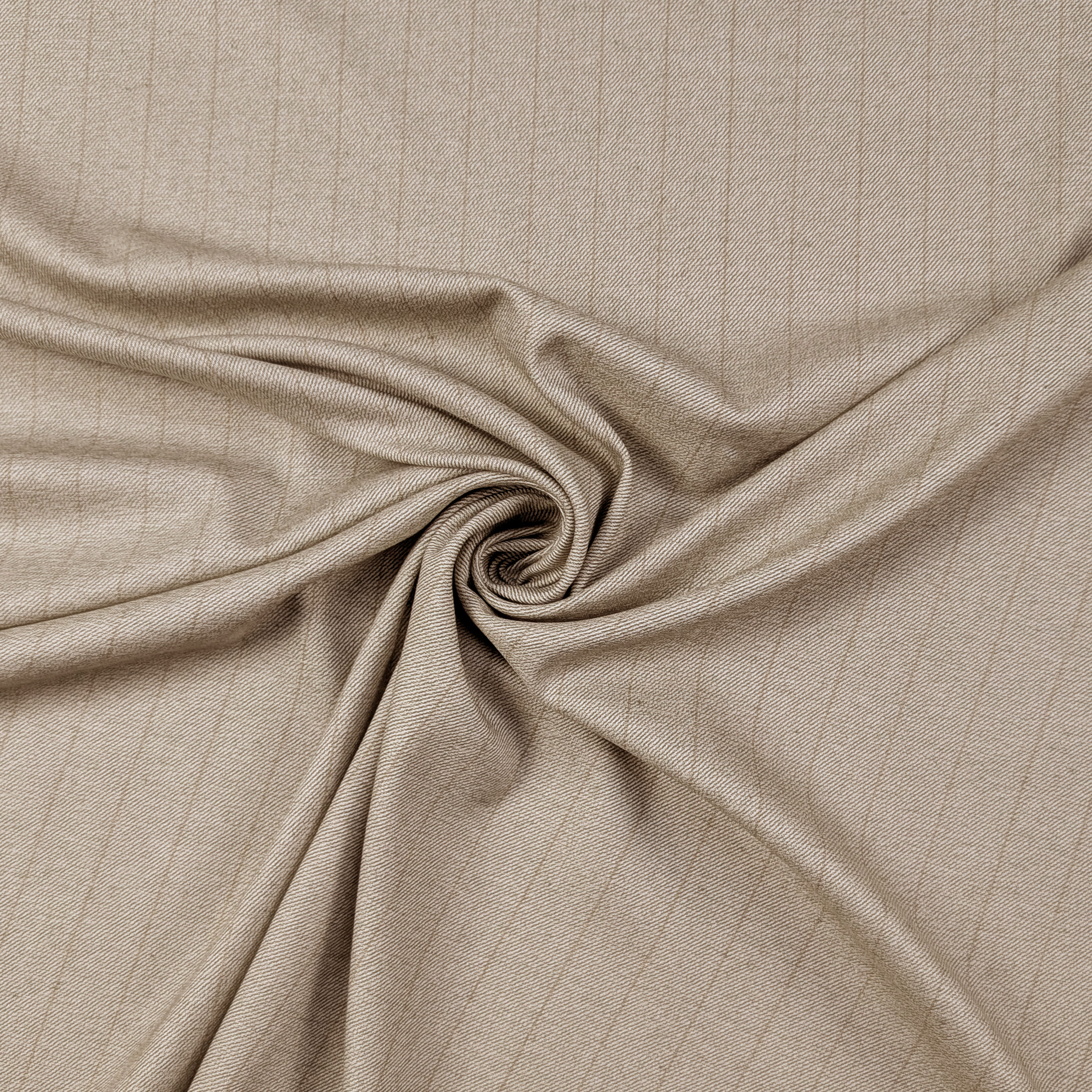 Viscosa Elastica Beige Righe Sottili Image