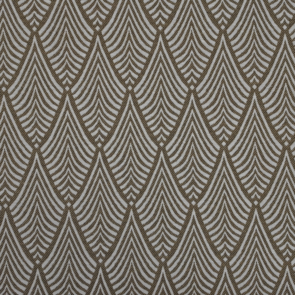 Tessuto Arredo Jacquard Geometrie Palme Beige