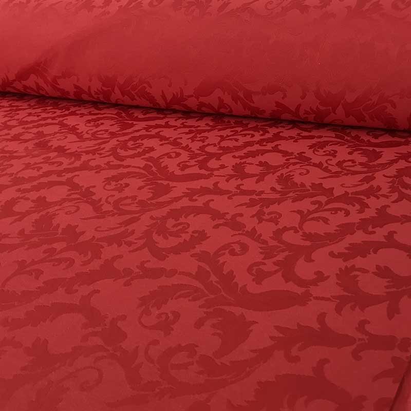 Tessuto Damascato Classico Rosso Panini Tessuti - Main Image
