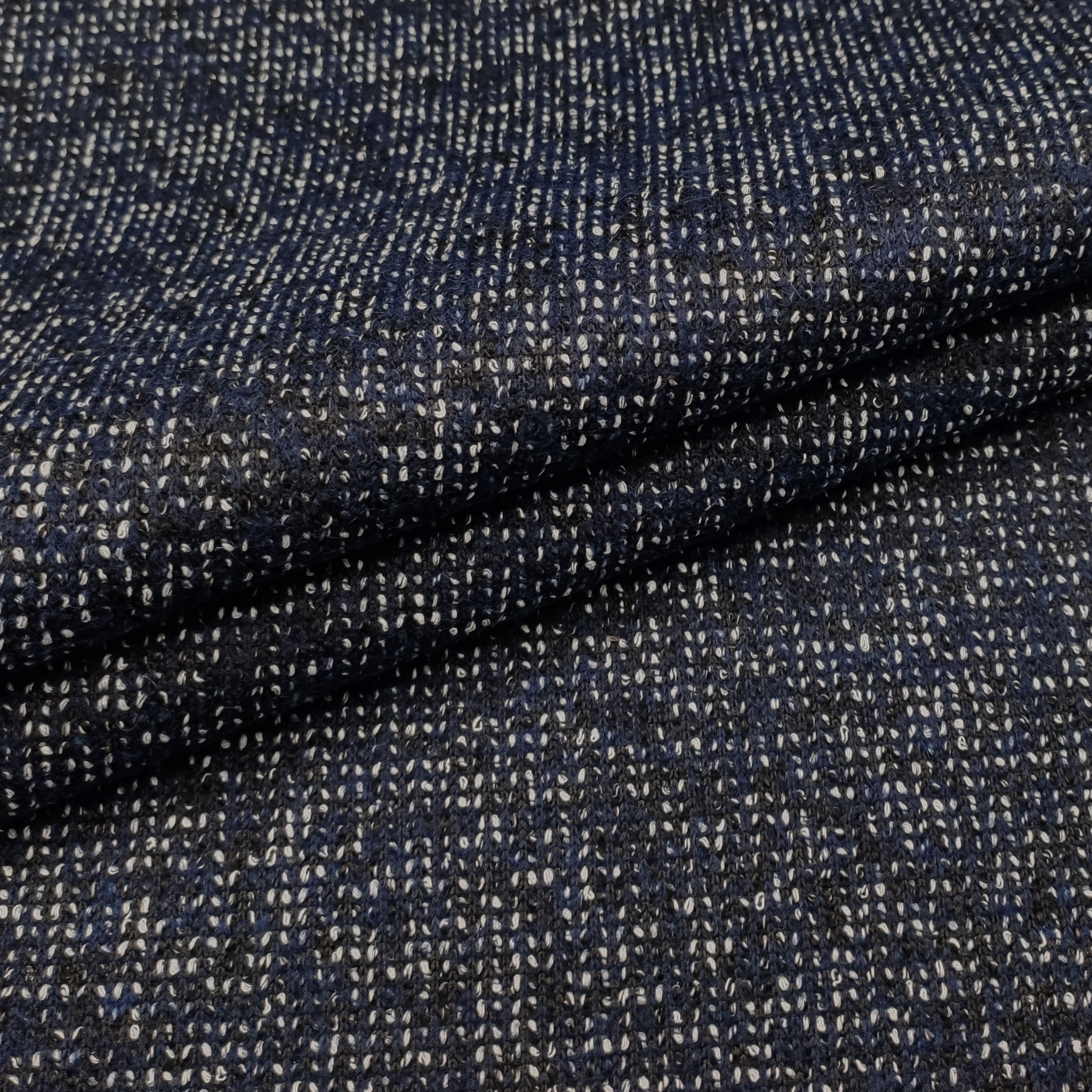 Neoprene Double Blu Melange e Tinta Unita Bluette