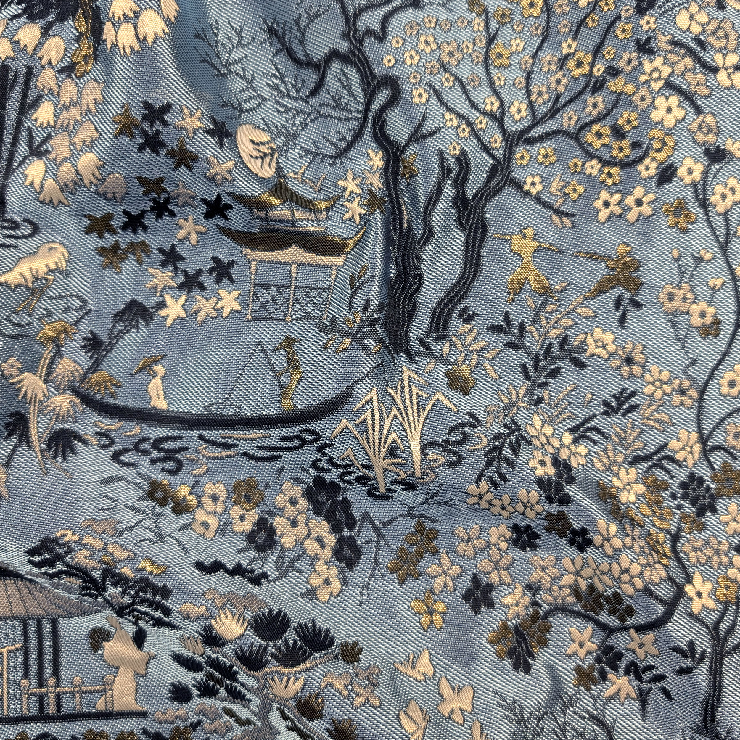 Jacquard Alta Moda Giardino Giapponese Lurex Image