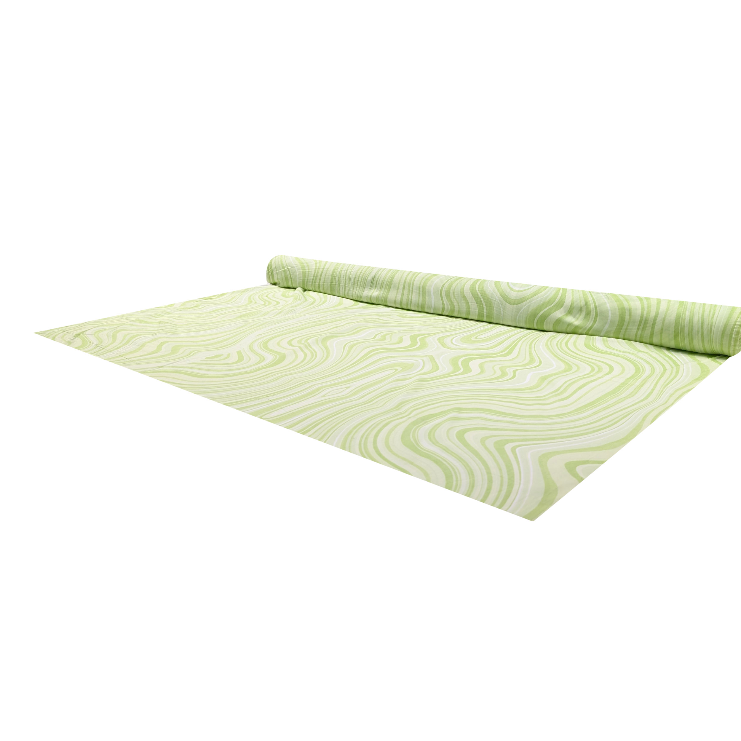 Mussola in Cotone Optical Verde Image