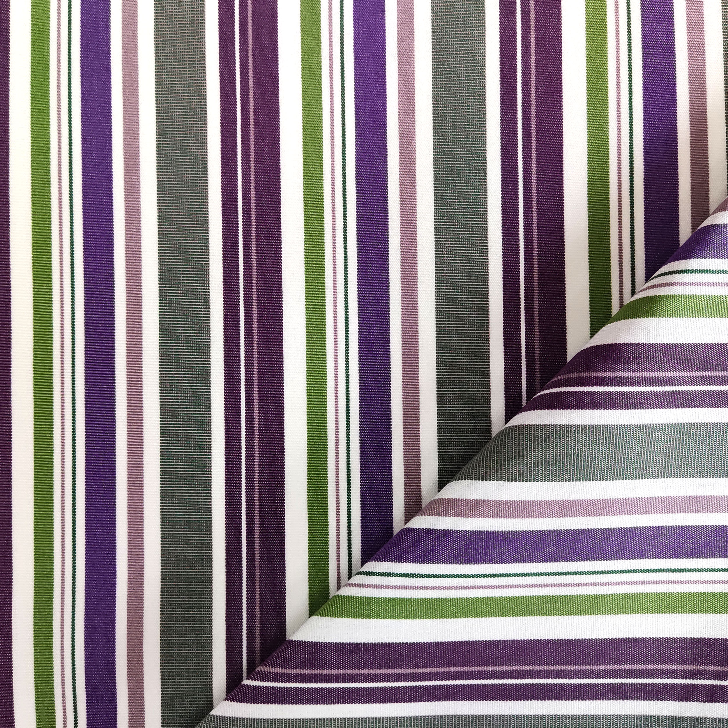 Tessuto da Esterno Righe Irregolari Viola H 160 cm Image