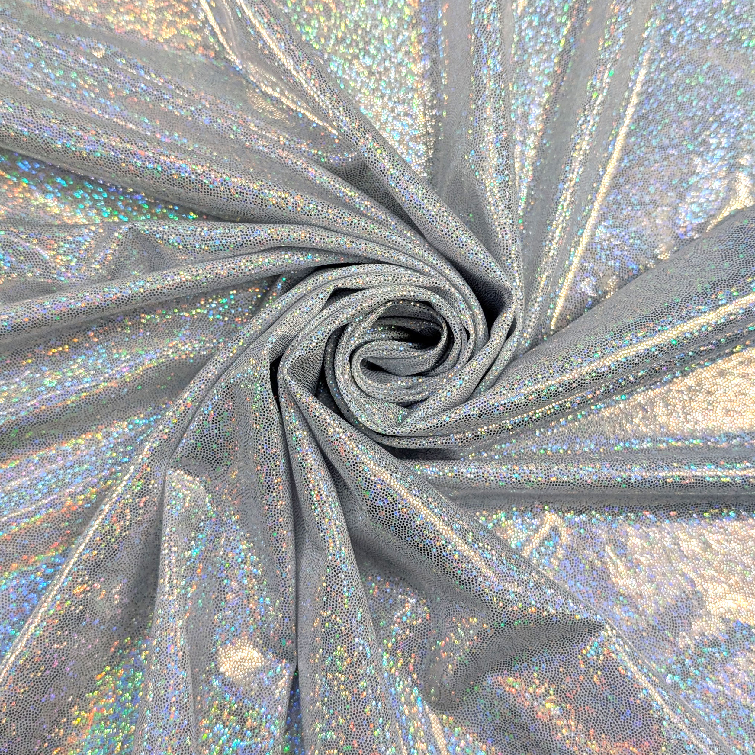 Lycra Lurex Glitterata Bianca Image