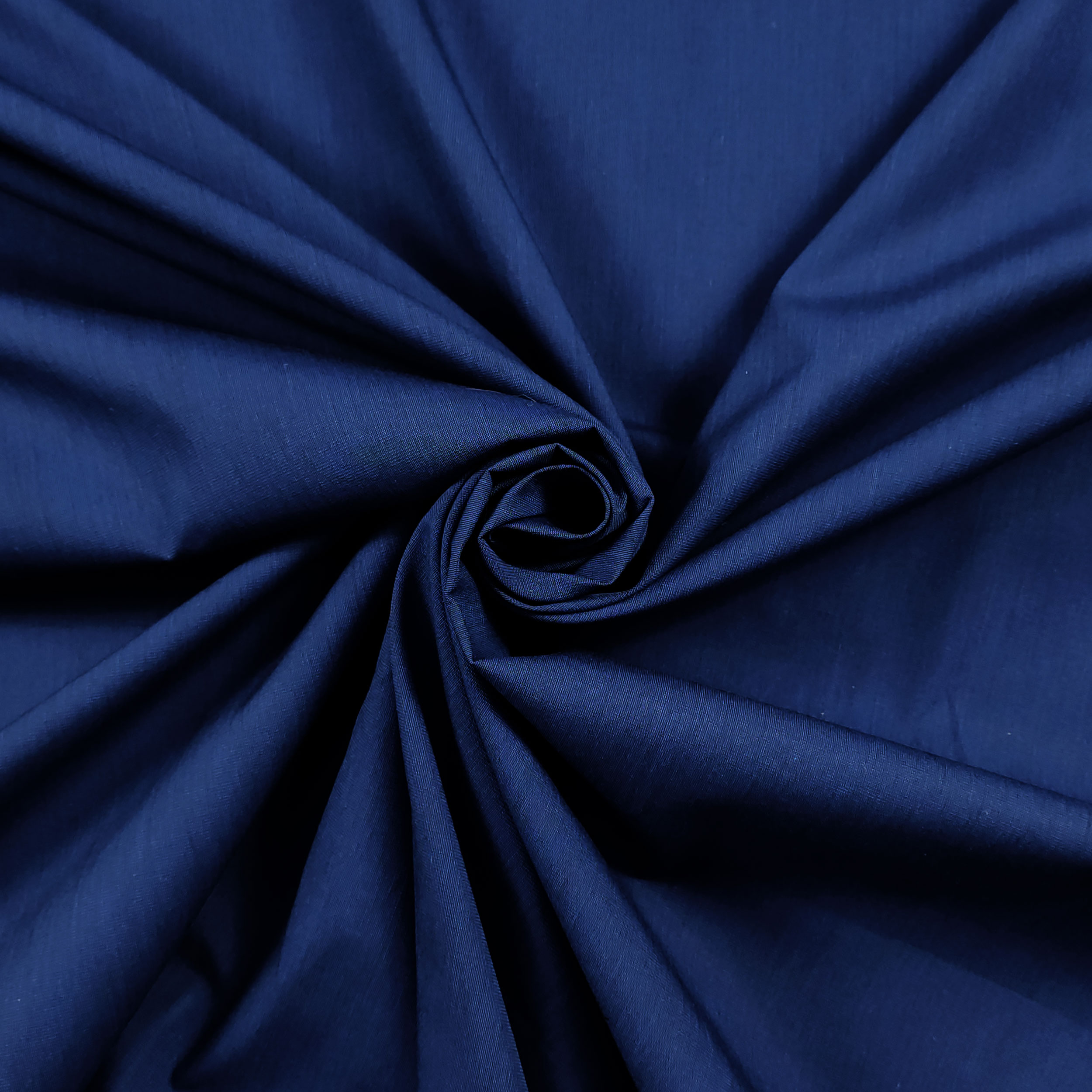 Tessuto Cotone da Camiceria Blu Image