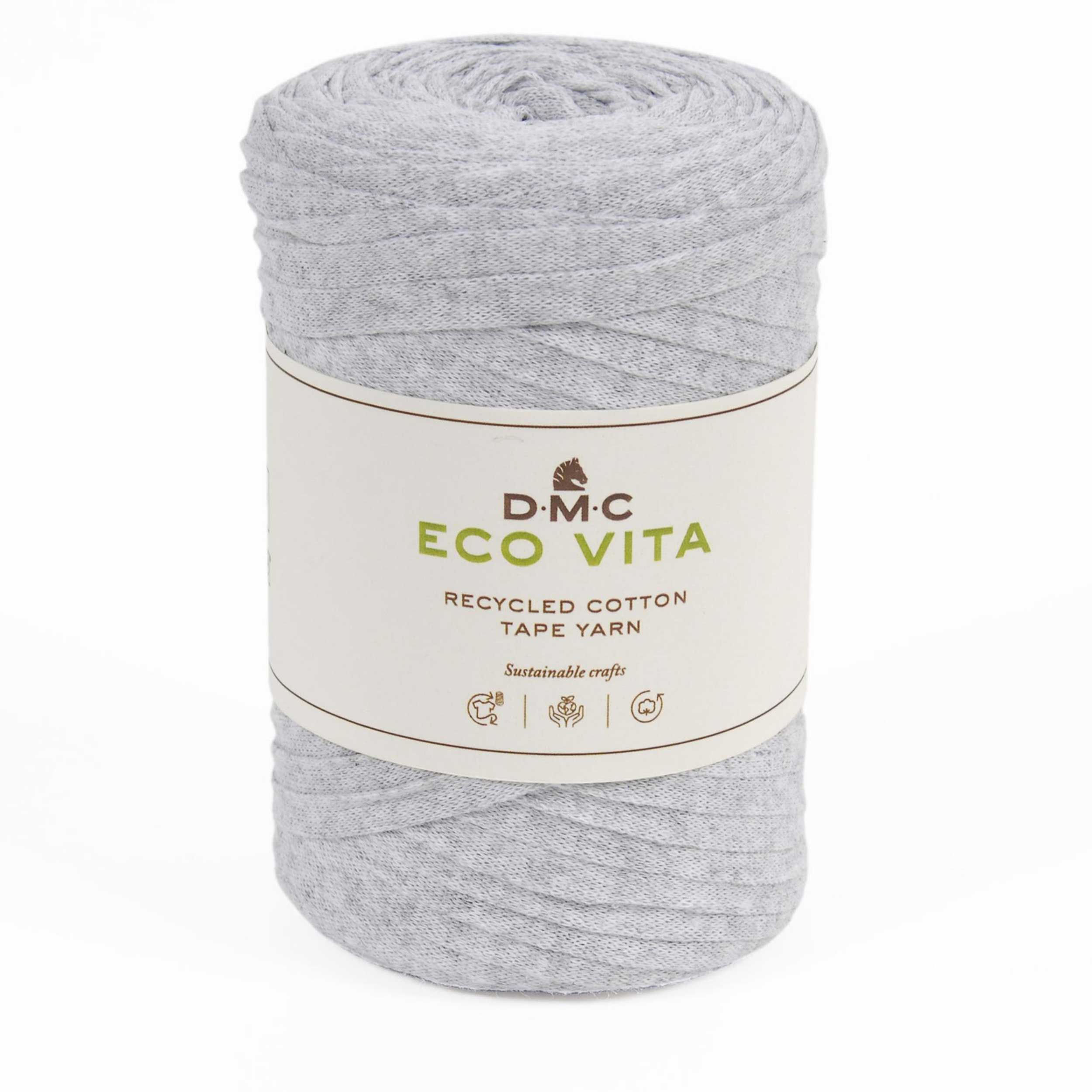 Fettuccia Tape Yarn Eco Vita DMC Grigio Melange - Main Image