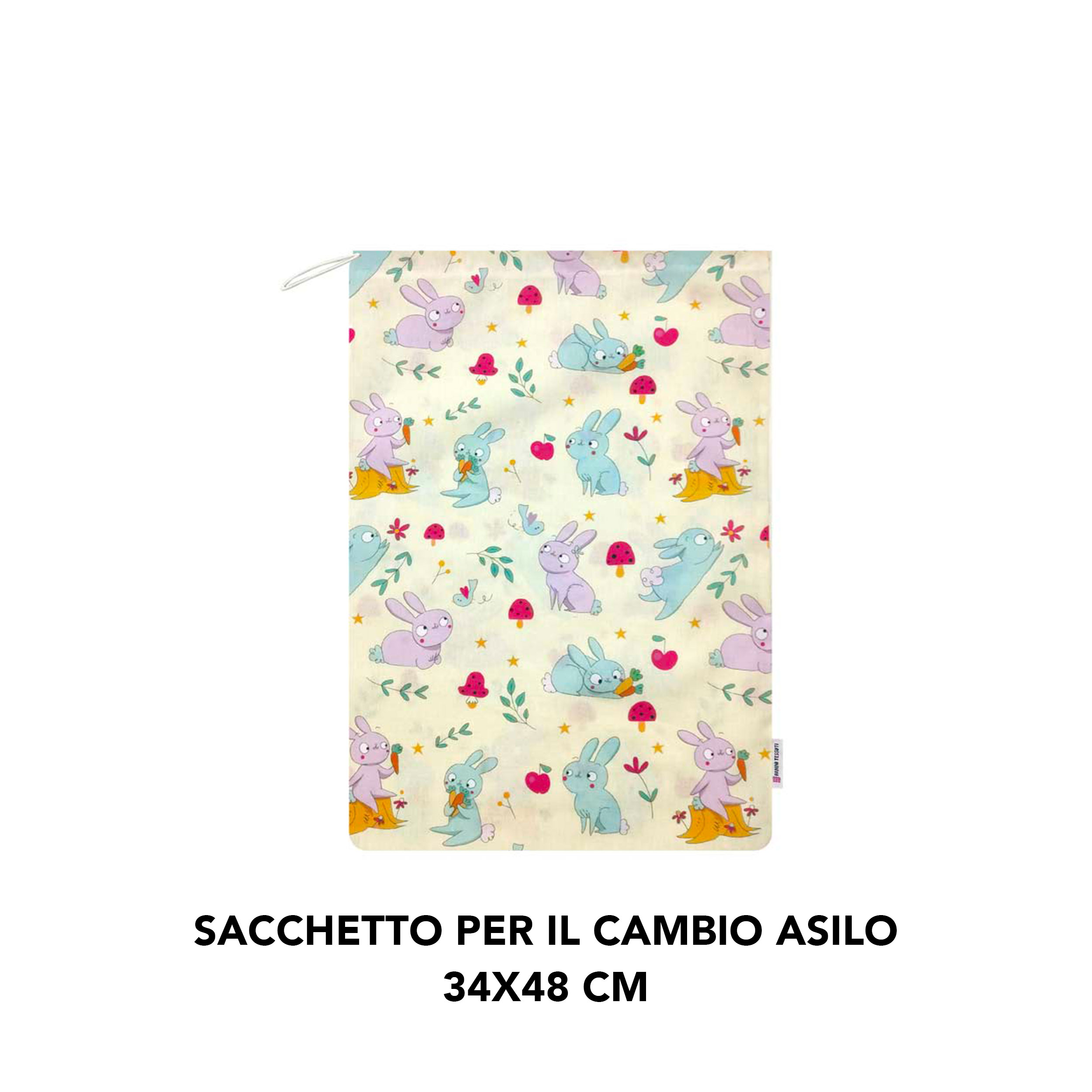 Sacchetto per il Cambio Asilo Coniglietti