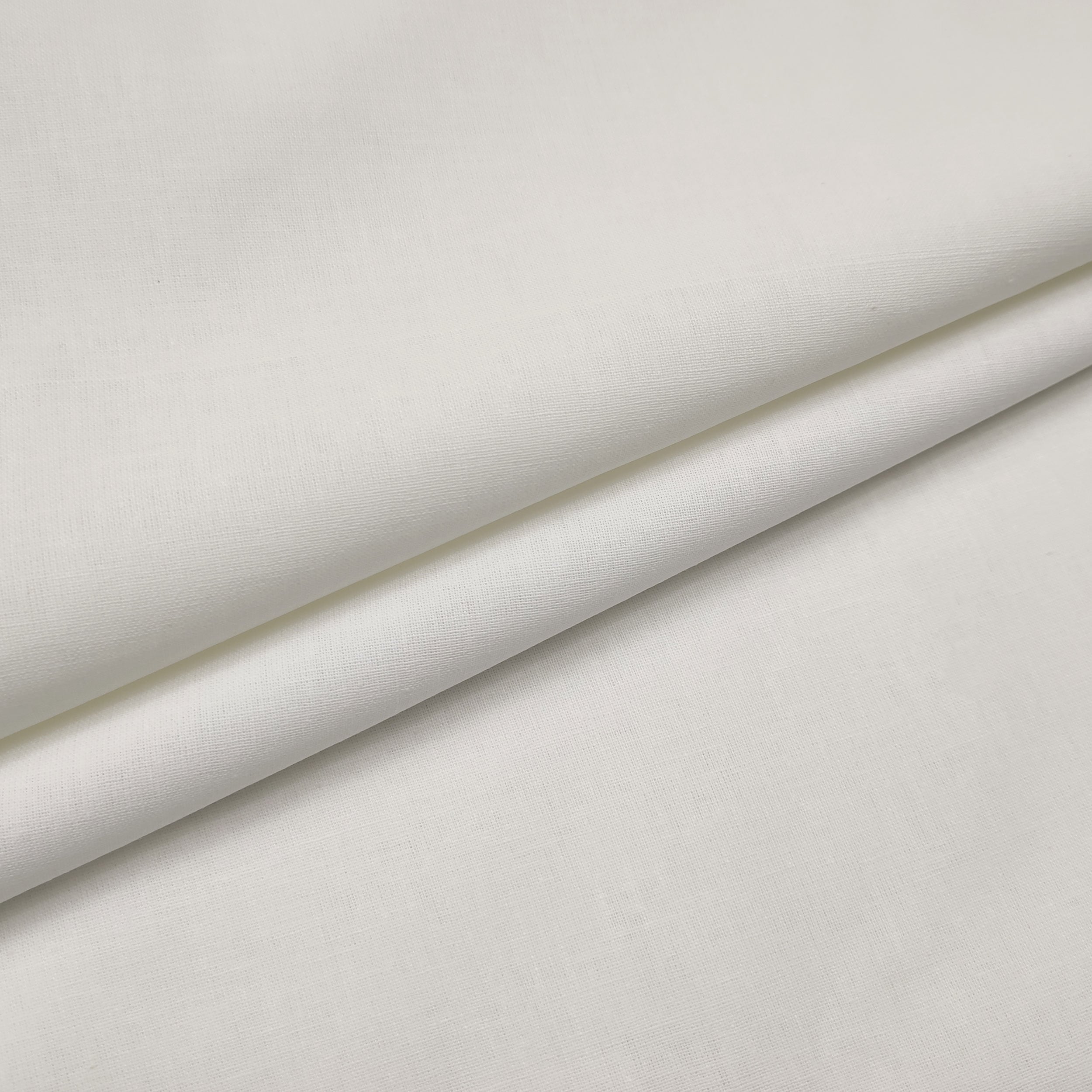 Tessuto Cotone per Arredo Bianco Image