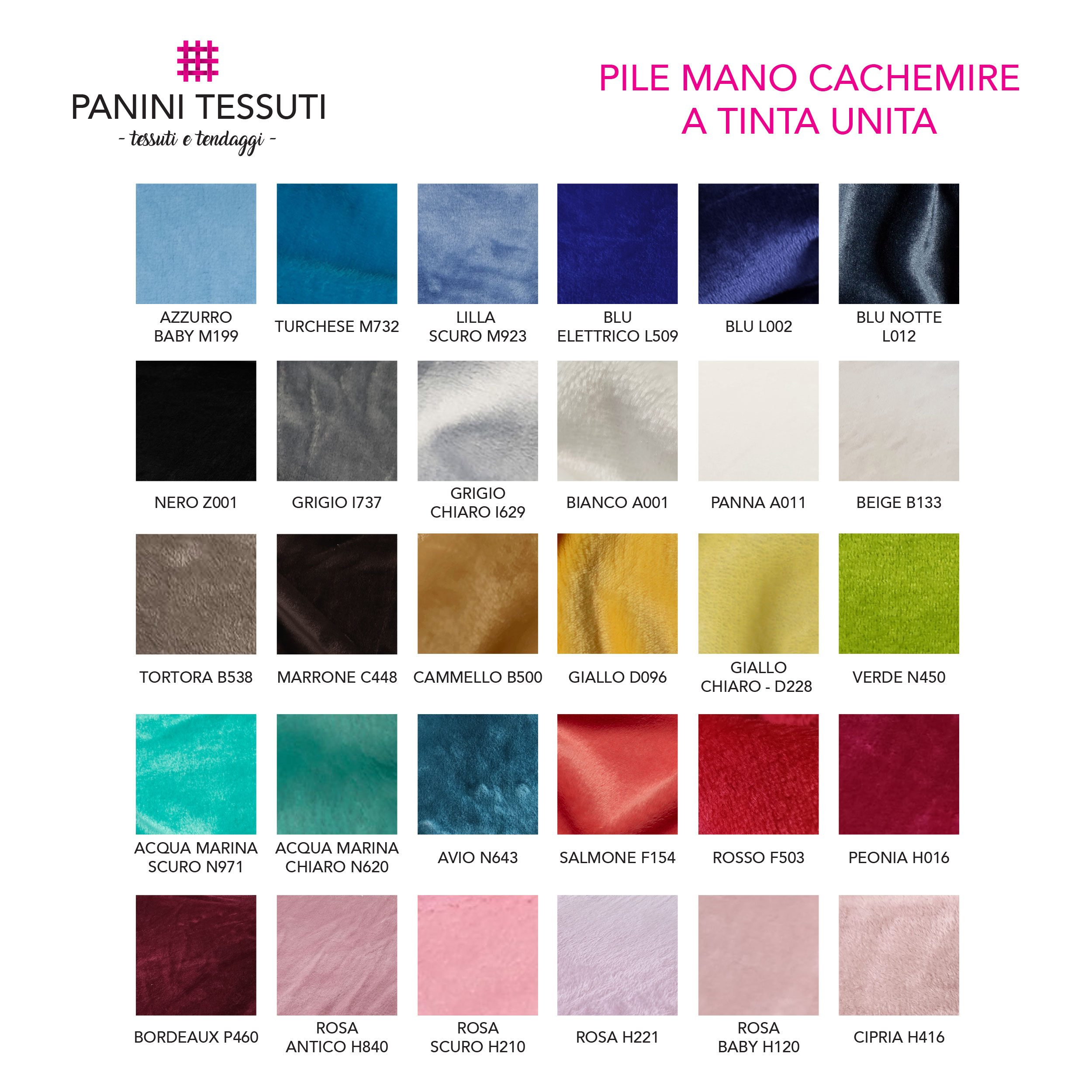 Pile Cachemire Tinta Unita SHP