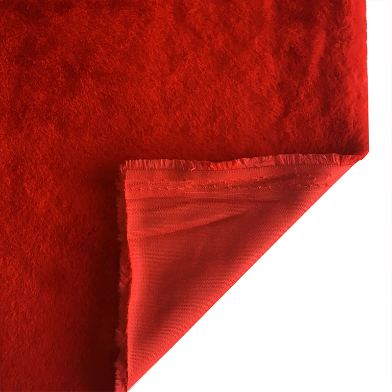 Tessuto Pelliccia da Abbigliamento Special  Rosso 