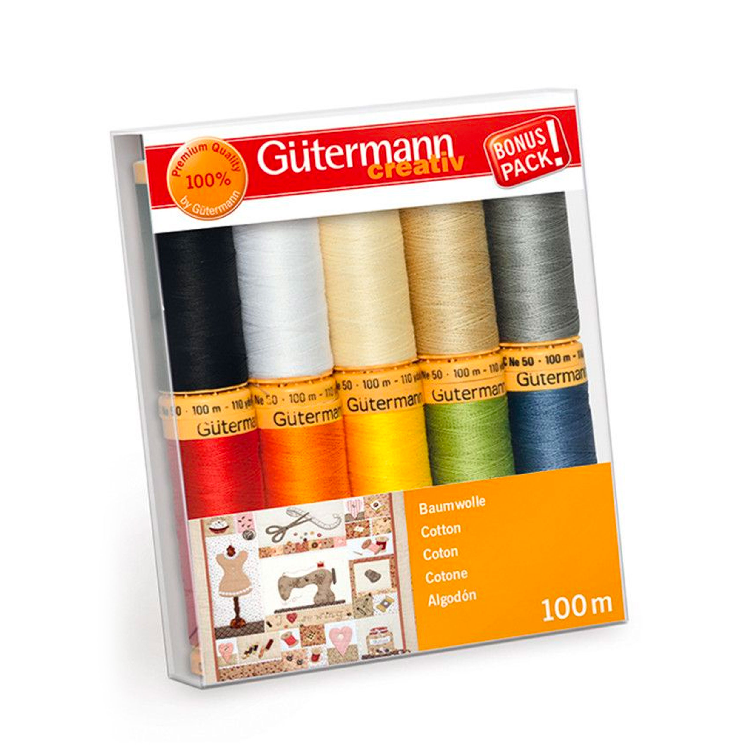 Gutermann Cotone Creative Color 10 Bobine Image