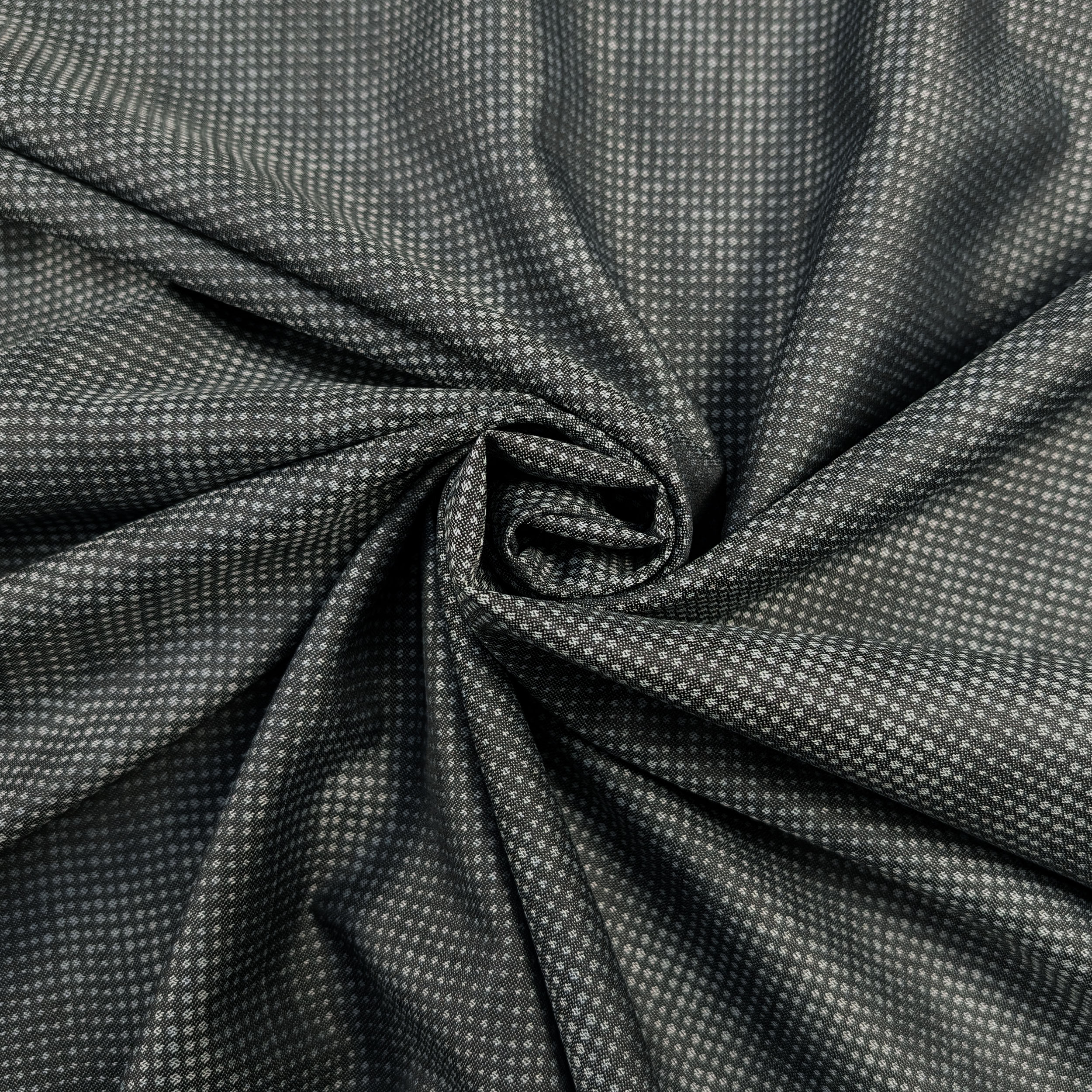 Cotone Pois Sfondo Grigio Image