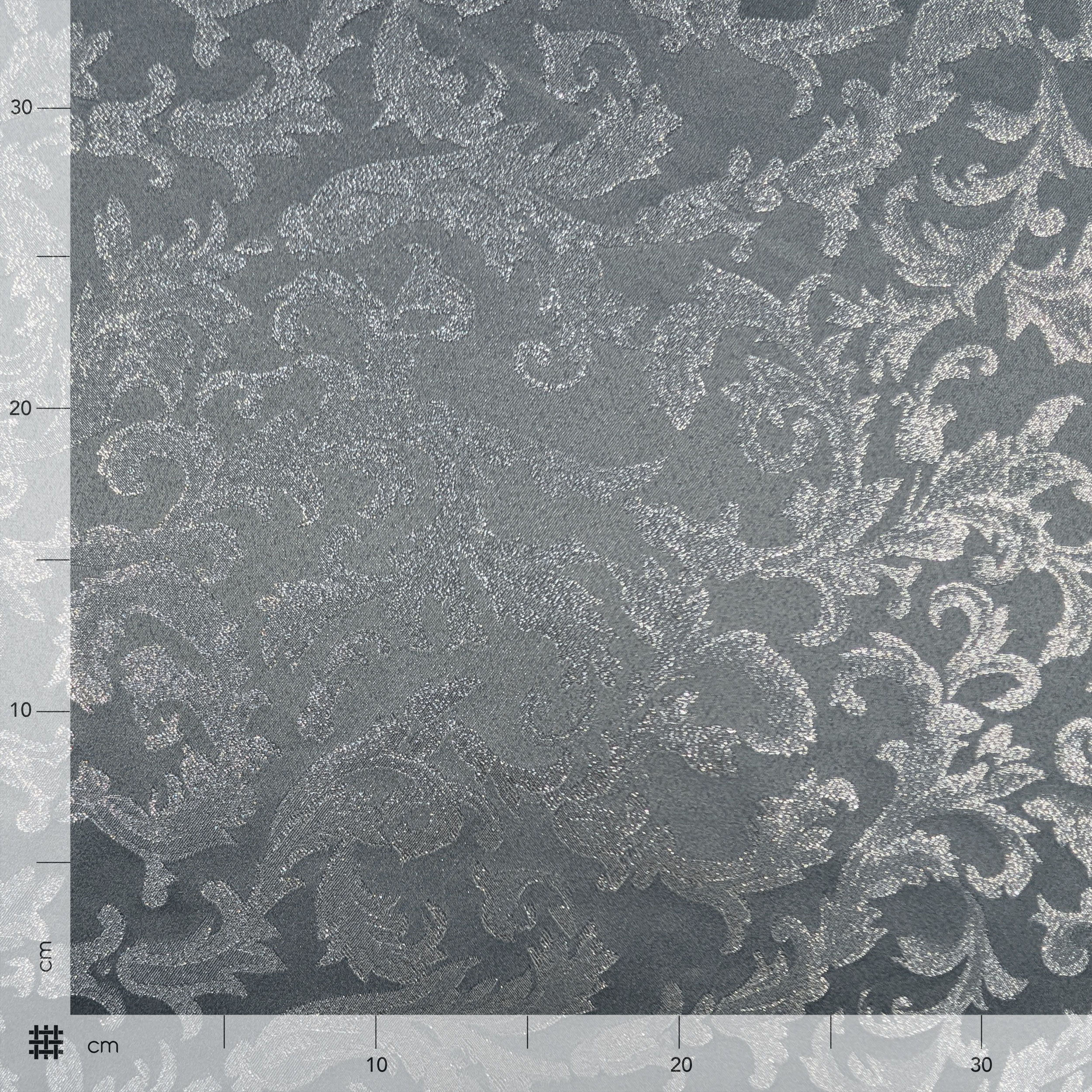 Damascato Special Natalizio Grigio Lurex Image