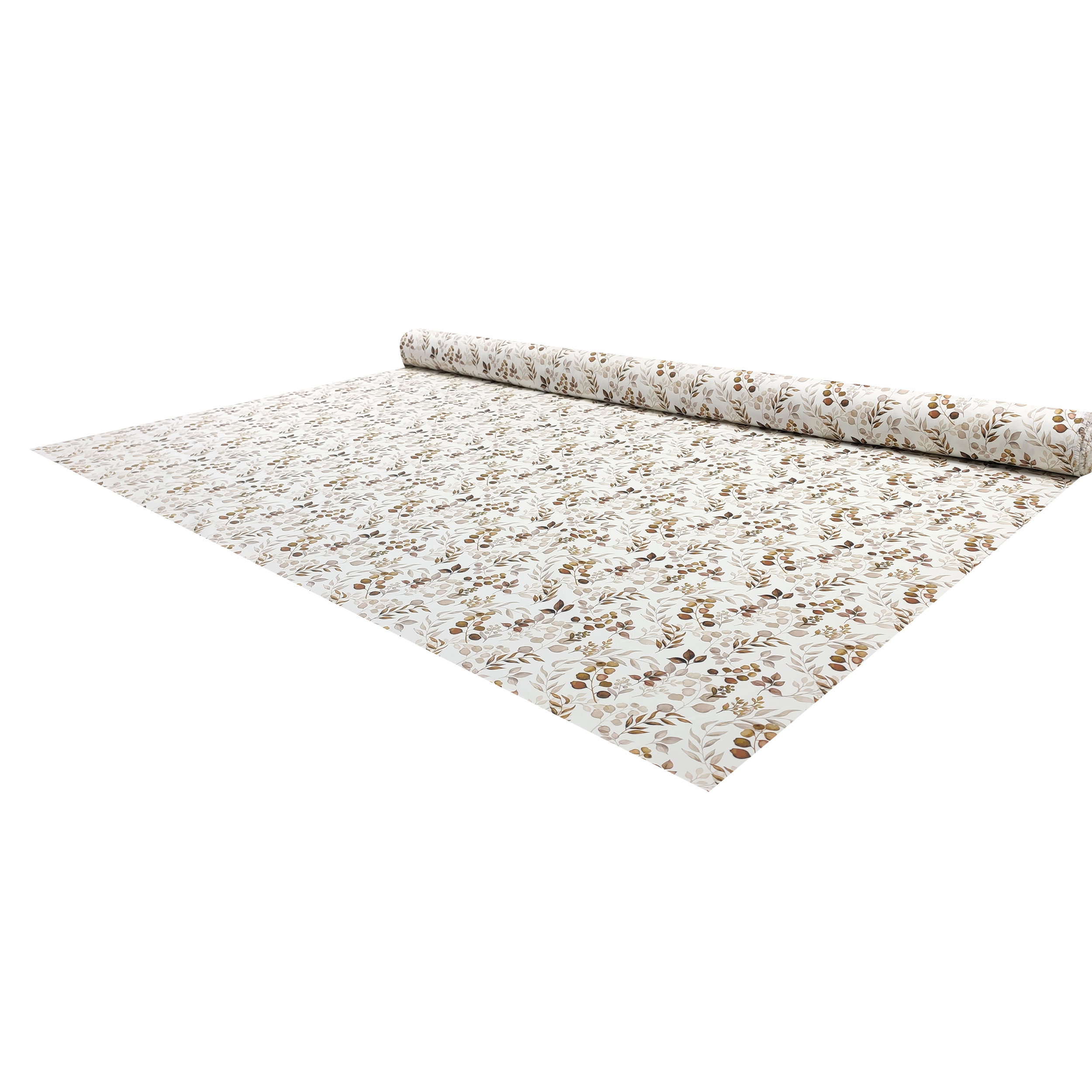 Tessuto Cotone Arredo Foglie Toni Autunnali