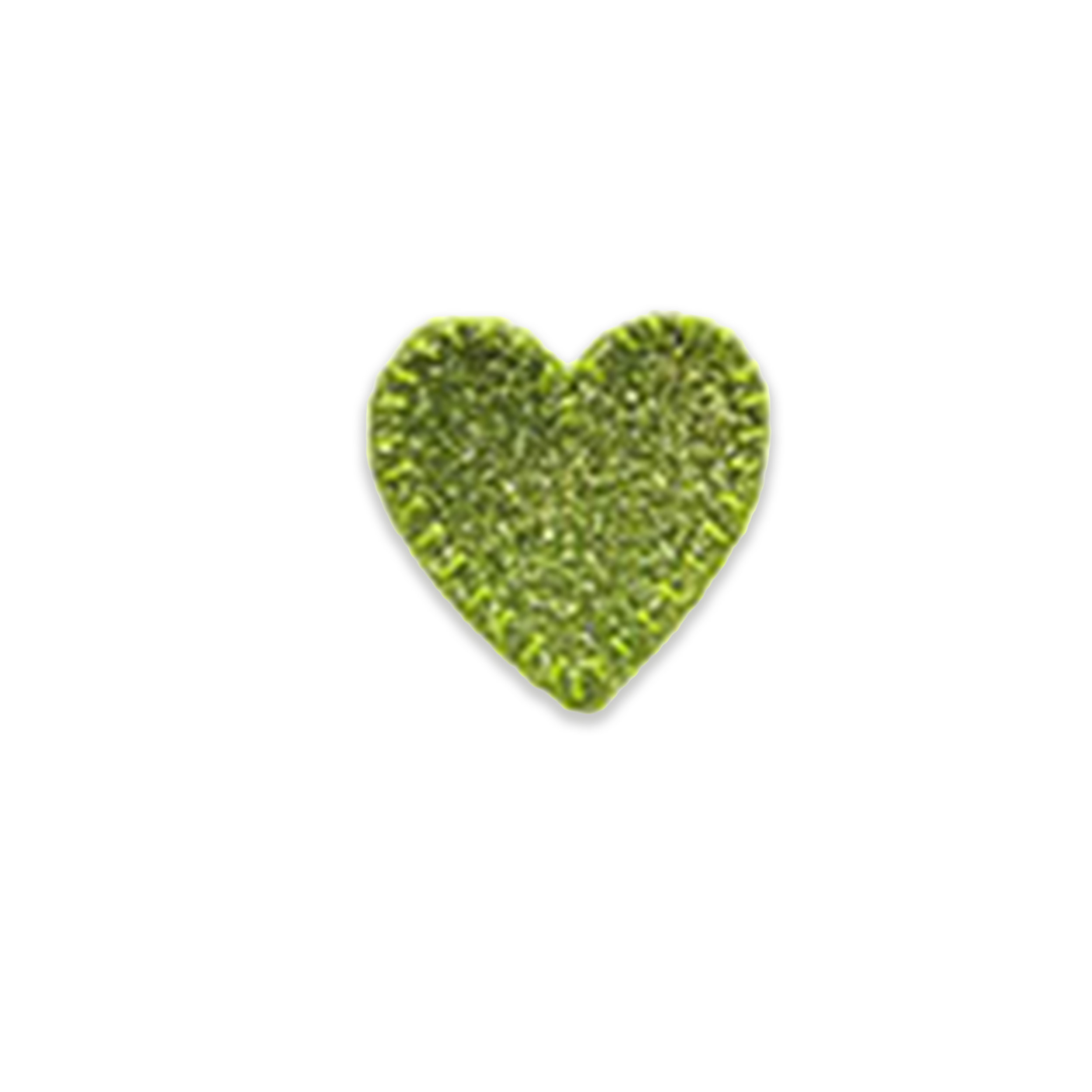 Applicazione Termoadesiva Cuoricino Glitter Image