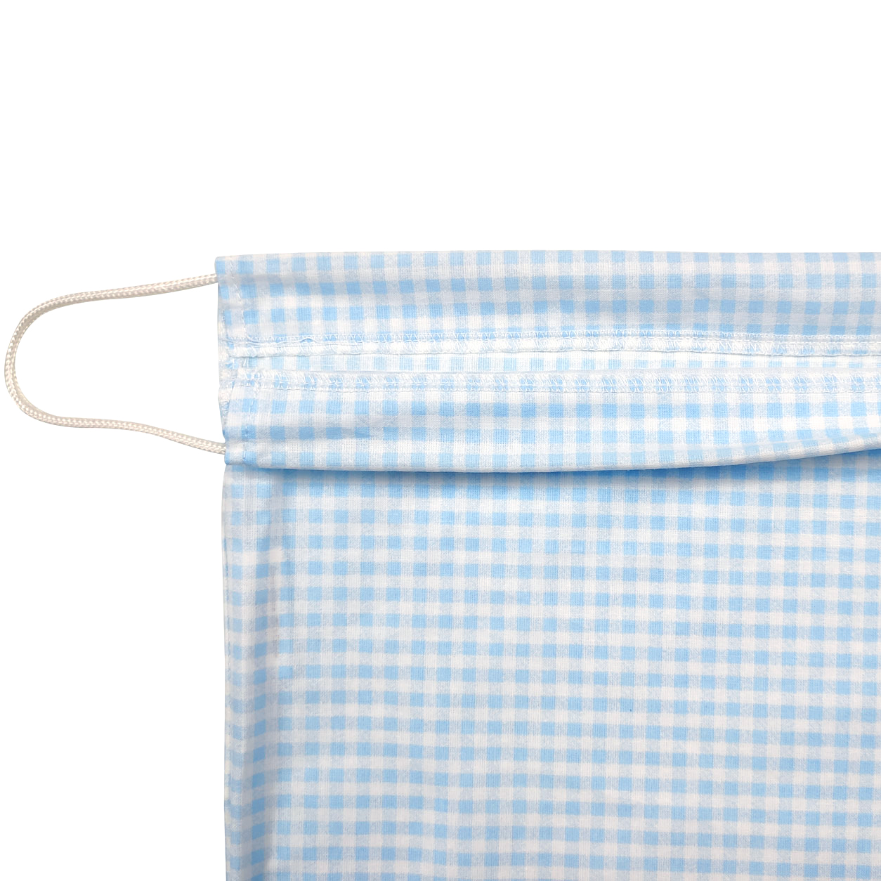 Sacchetto per il Cambio Asilo Quadretti Azzurro