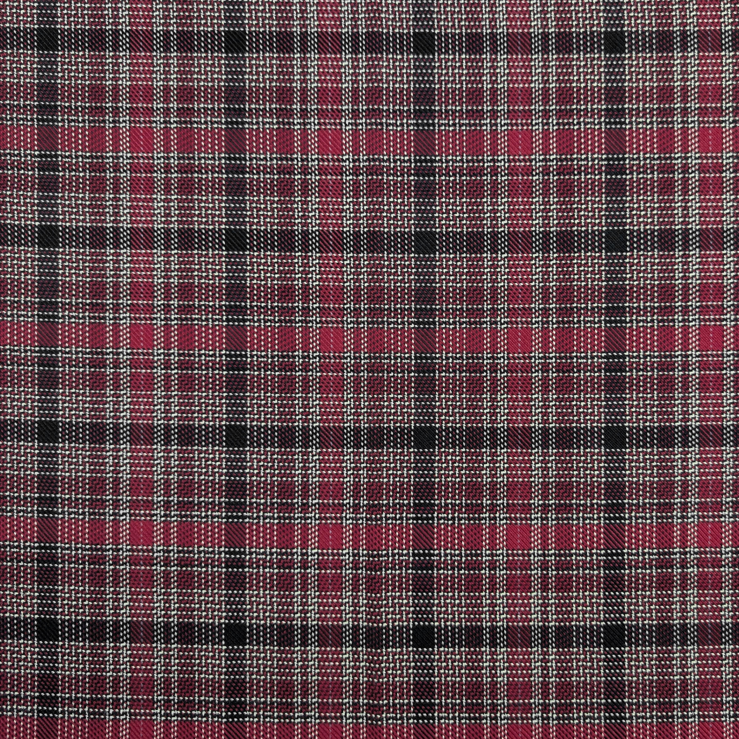Tartan Jacquard Bordeaux Image