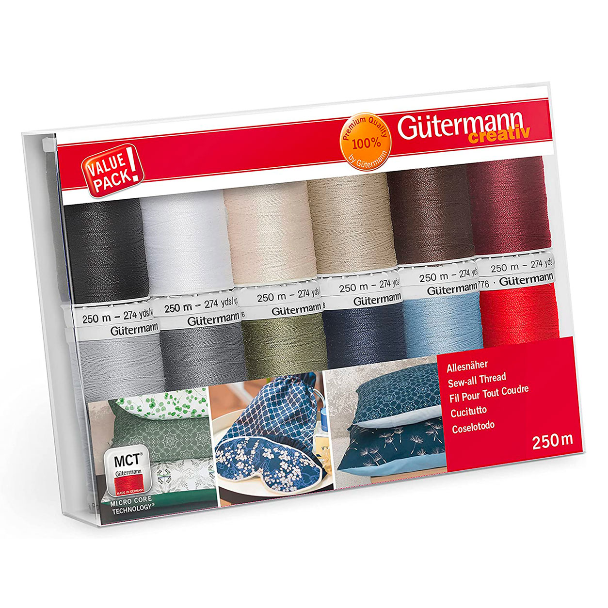 Gutermann Cucitutto 12 Bobine 250 m