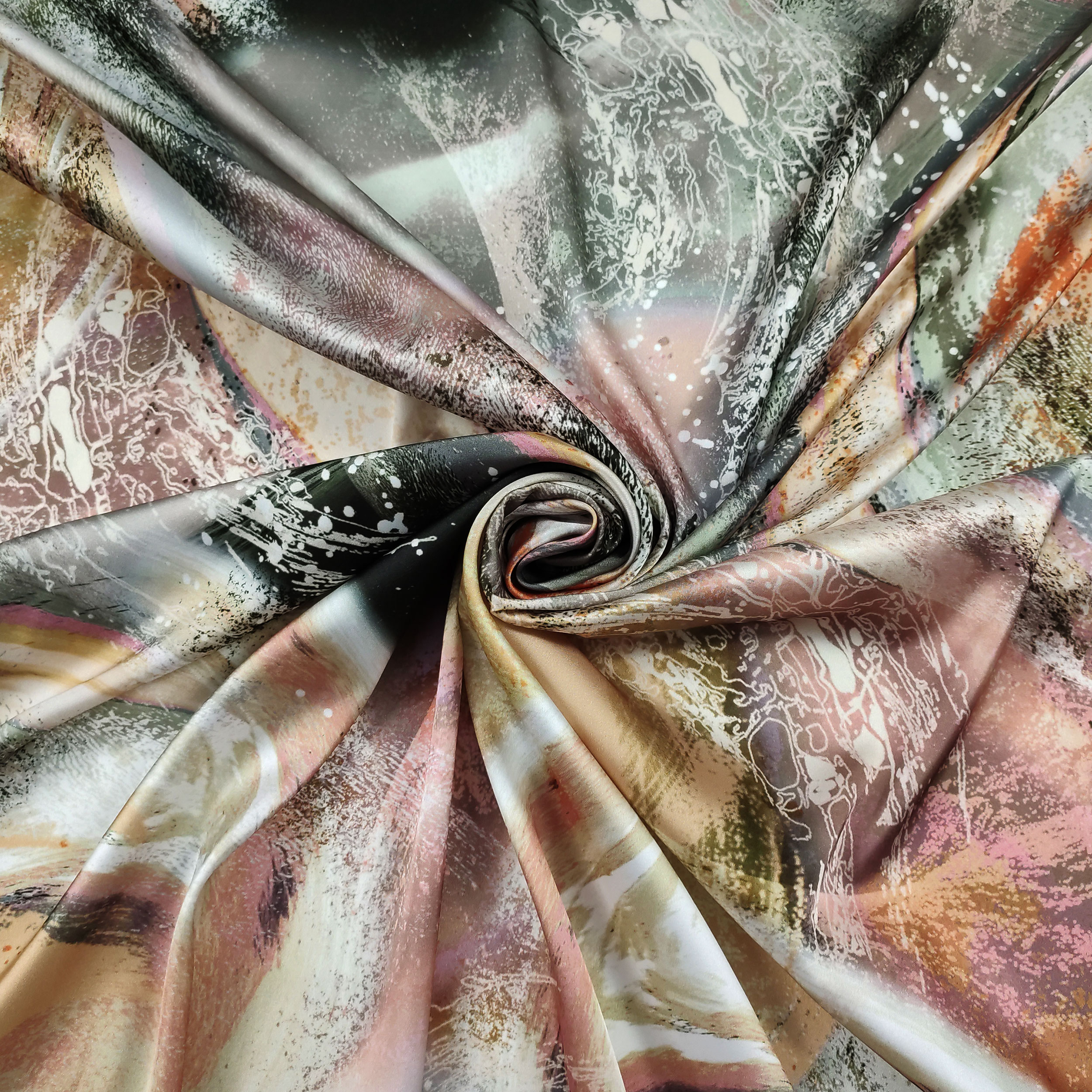 Rasetto Elasticizzato Setato Fantasia Alta Moda 