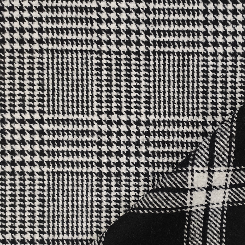 Tessuto per Cappotto Double Principe di Galles e Tartan