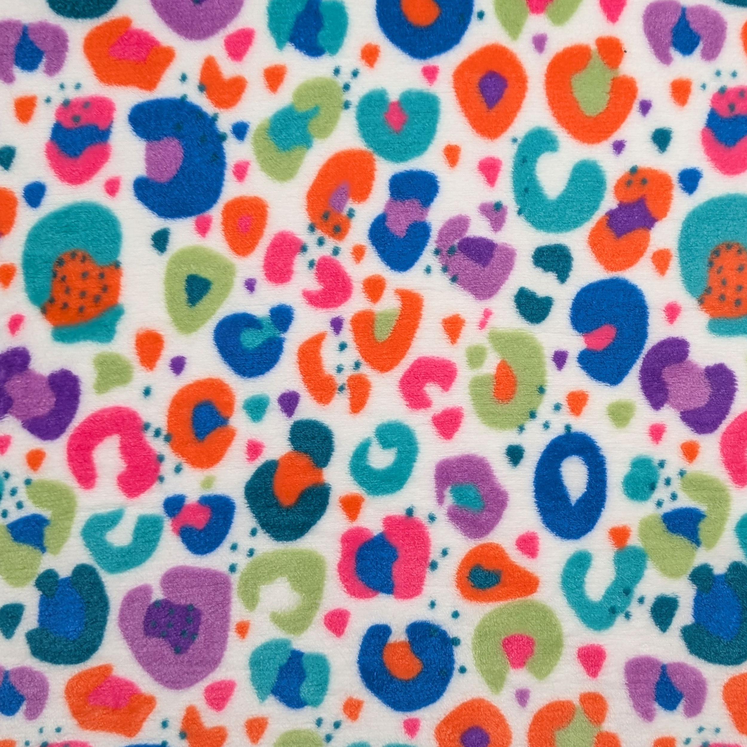 Pile Mano Cachemire Leopardato Fluo Image