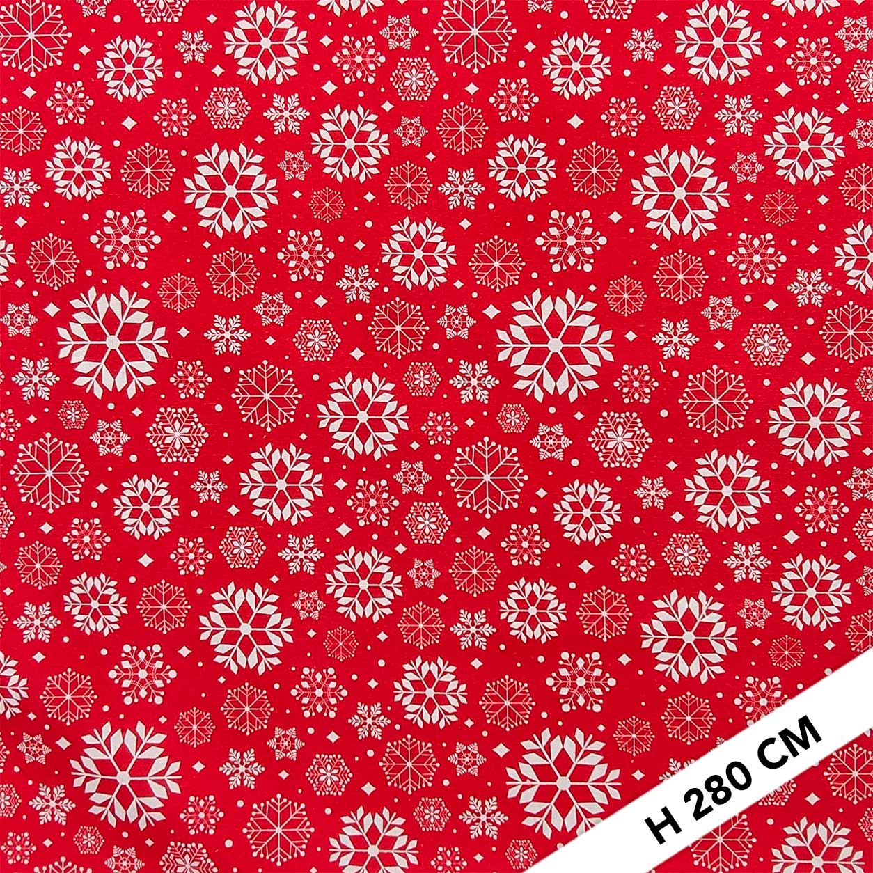 Tappeto In Feltro Natalizio - Fiocco Di Neve