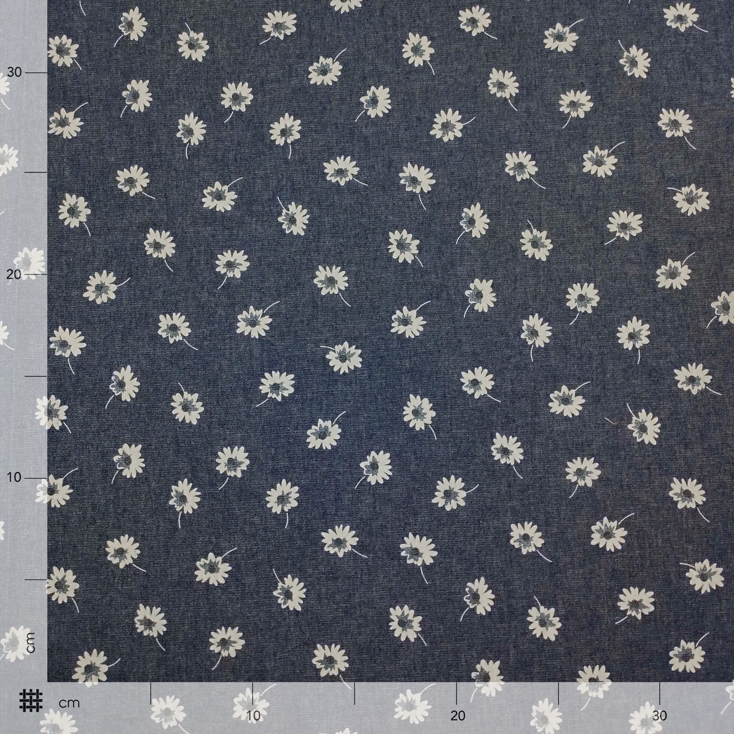 Jeans di Cotone Fiorellini
