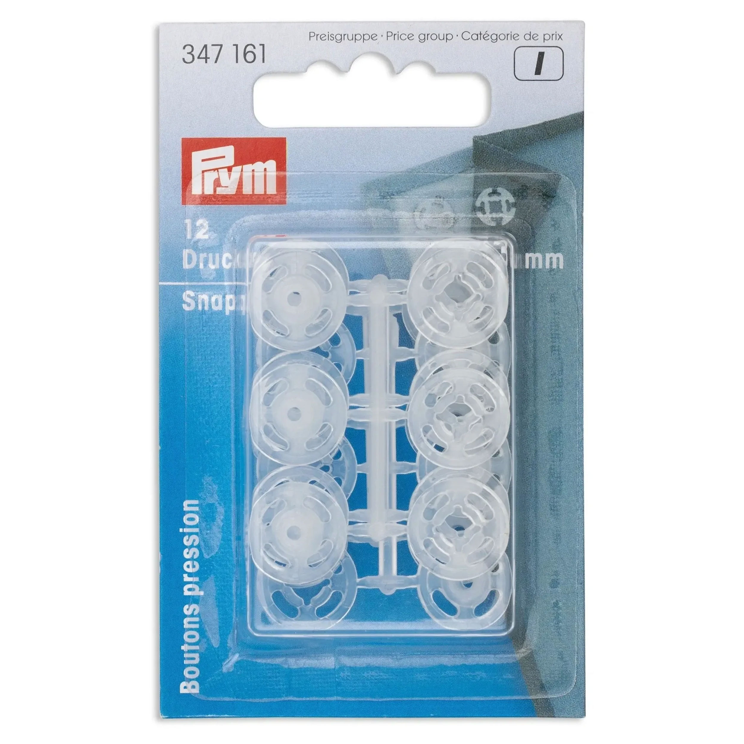 Bottoni Automatici Rotondi in Plastica Prym 13 mm